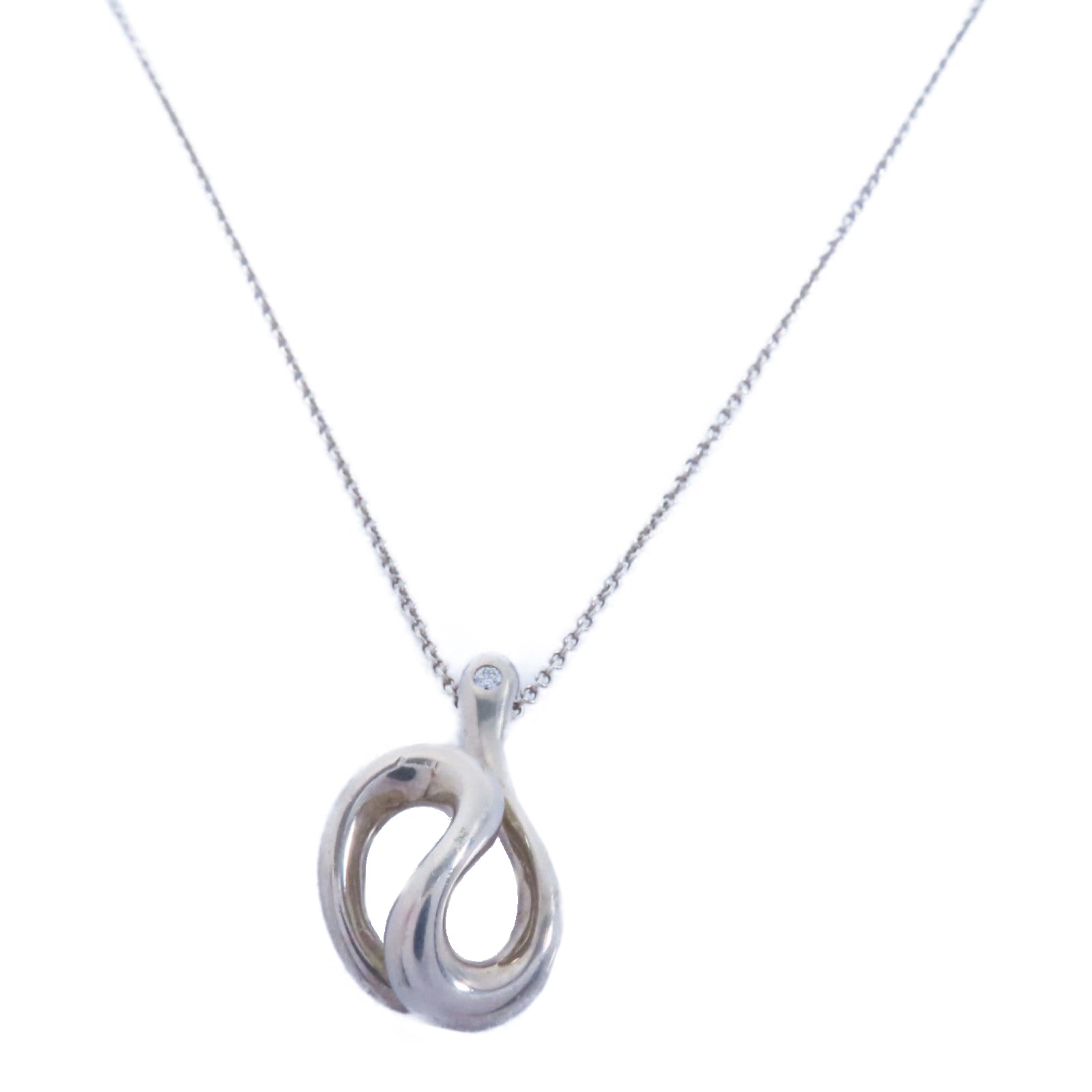 TIFFANY＆CO 【激減優惠】925純銀Diamond Necklace鑽石項鍊