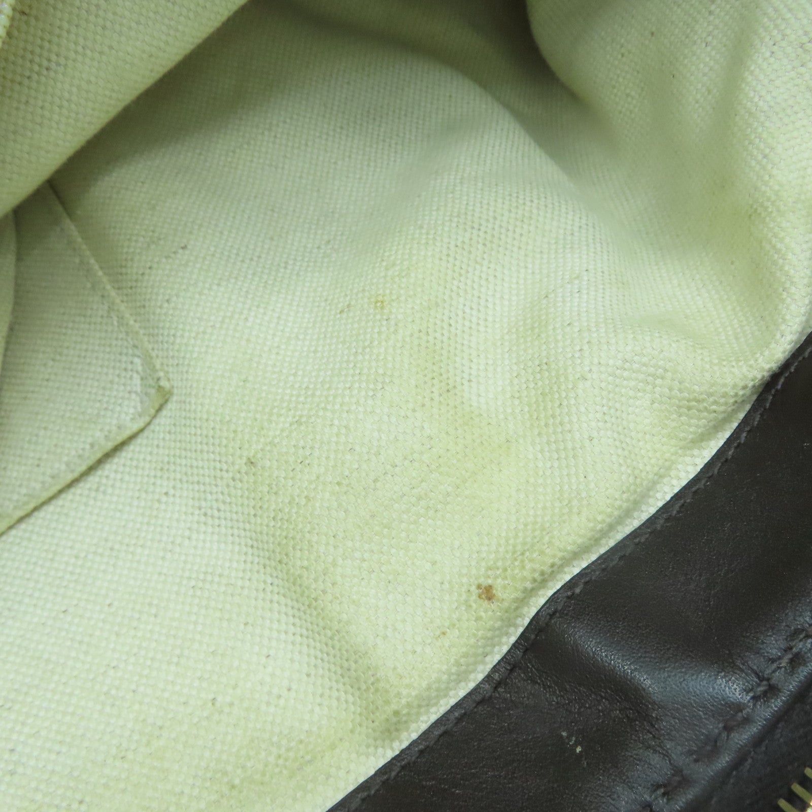 GUCCI 【激減優惠】帆布/牛皮皮革Shoulder Bag金扣手挽肩背兩用袋啡色