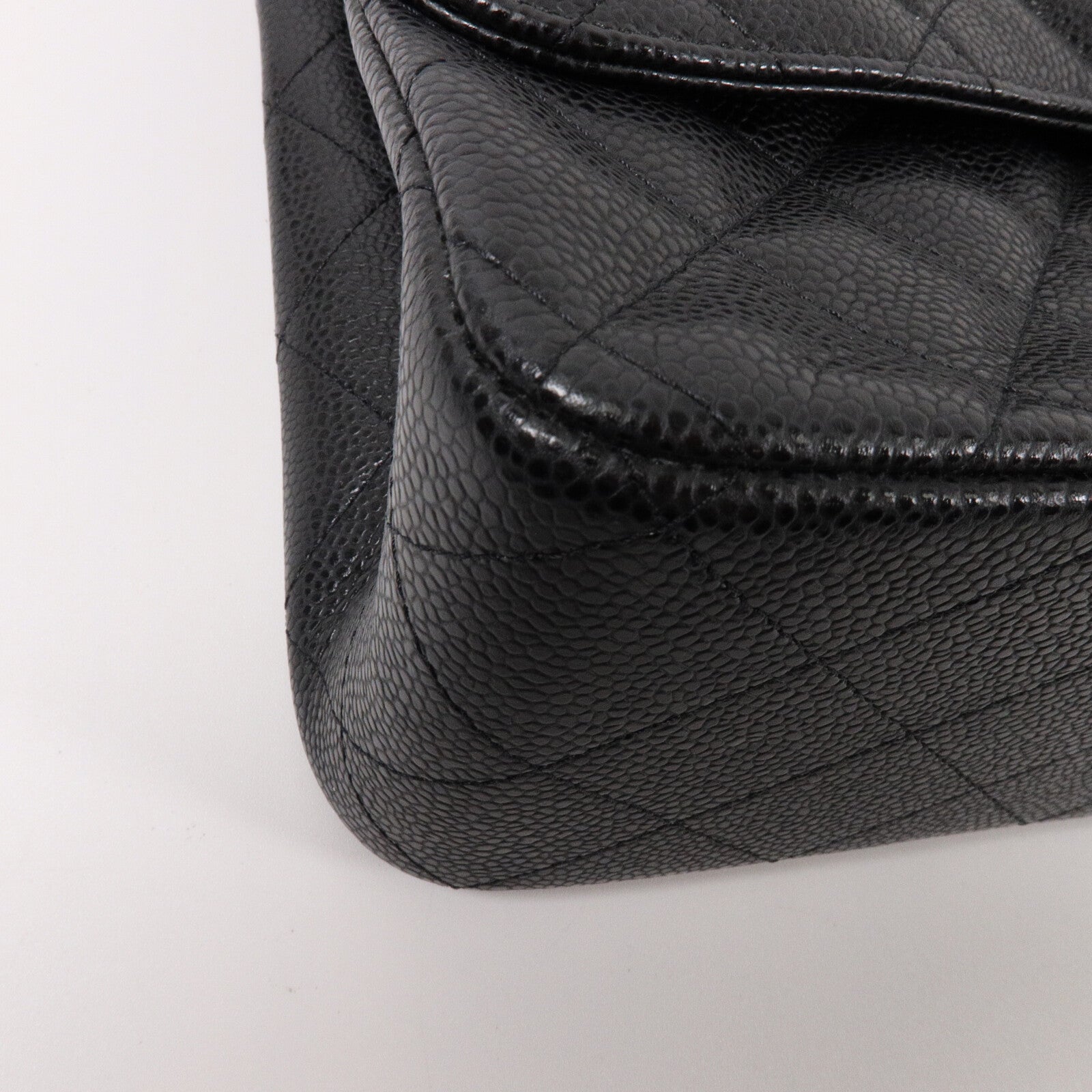 CHANEL 牛皮皮革Large Classic鏈帶肩背袋