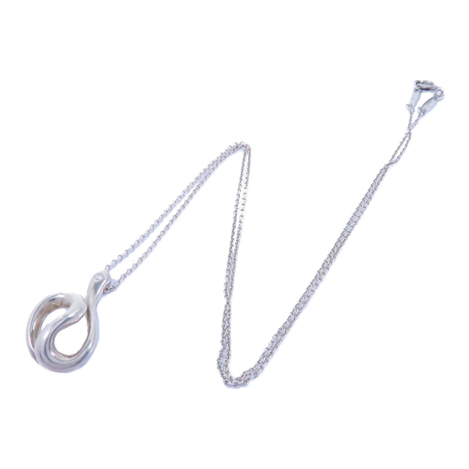 TIFFANY＆CO 【激減優惠】925純銀Diamond Necklace鑽石項鍊