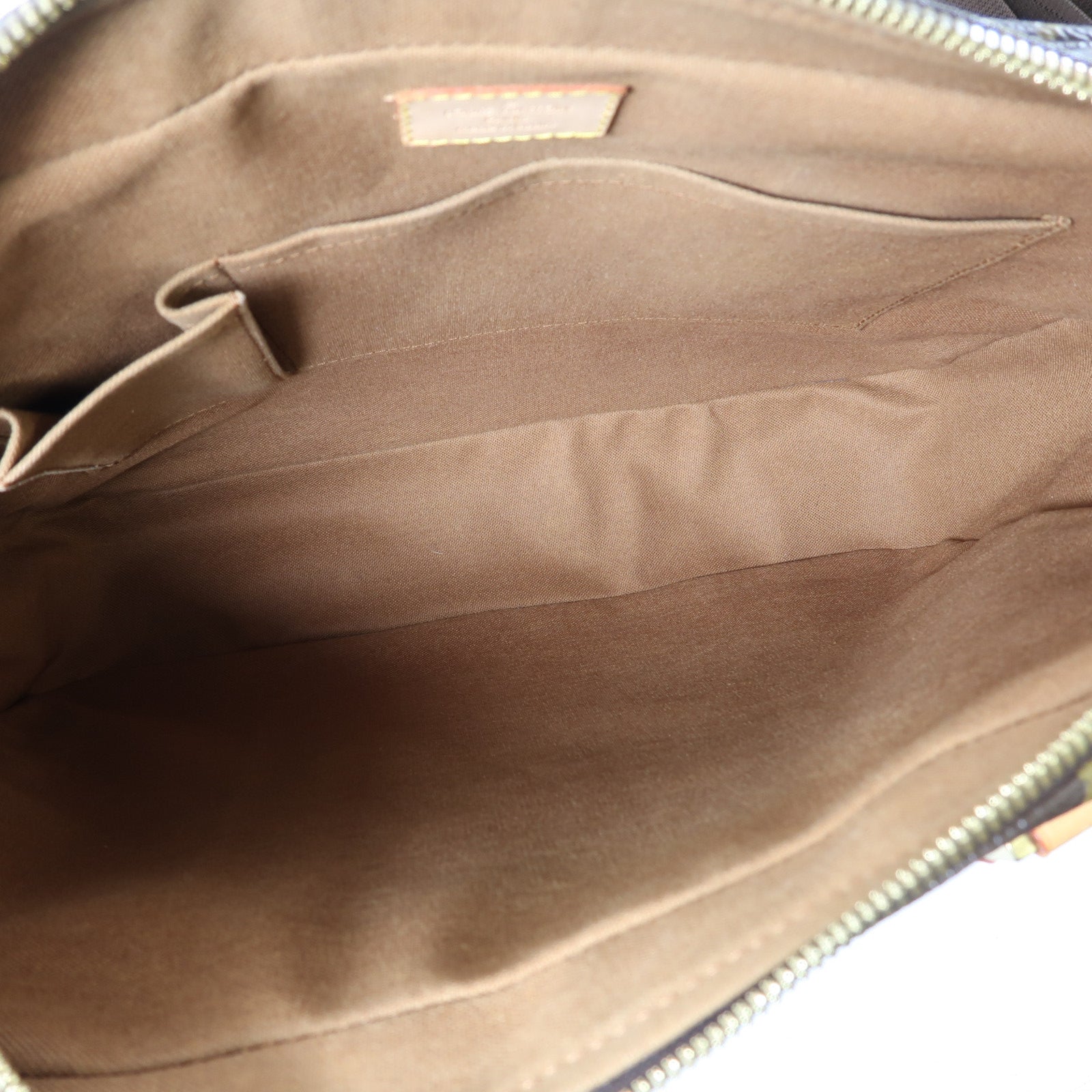 LOUIS VUITTON Monogram Sac Bosphore金扣手挽肩背兩用袋啡色