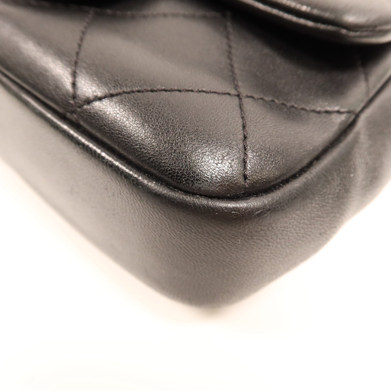 CHANEL 羊皮皮革Chain Shoulder Bag金扣鏈帶肩背袋