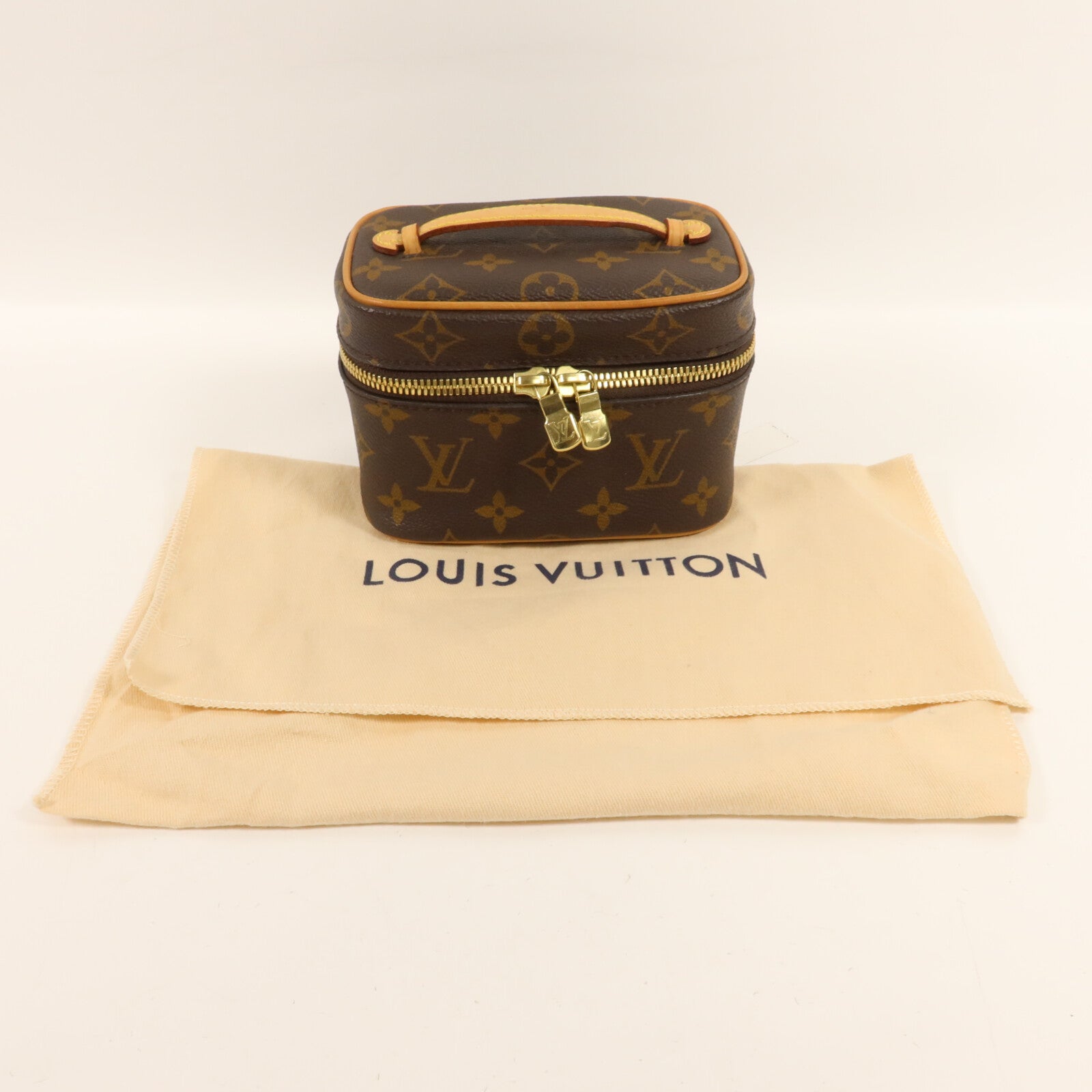 LOUIS VUITTON Monogram Nice Nano化妝袋