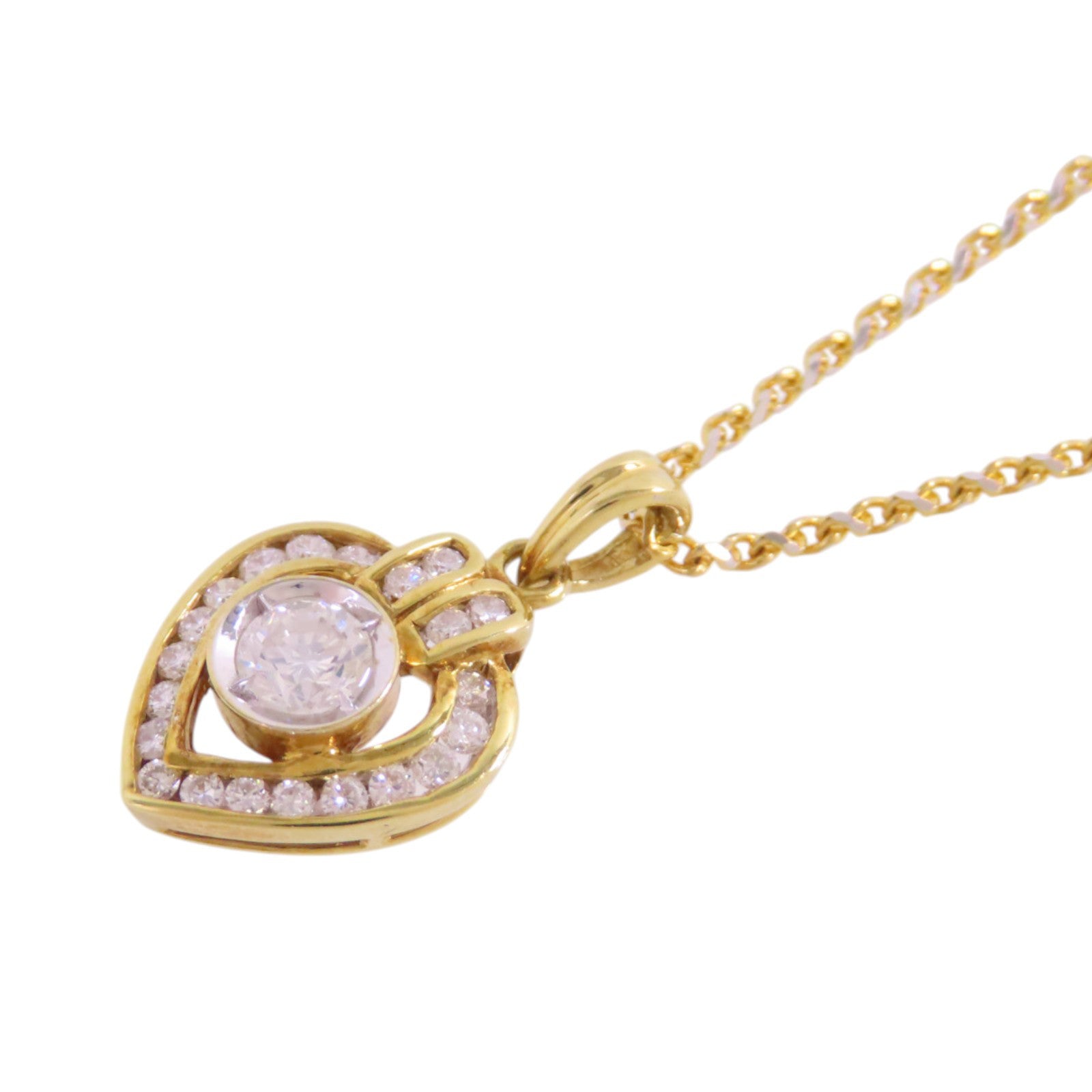 JEWELRY 【激減優惠】18K黃金/鑽石Diamond Necklace項鏈