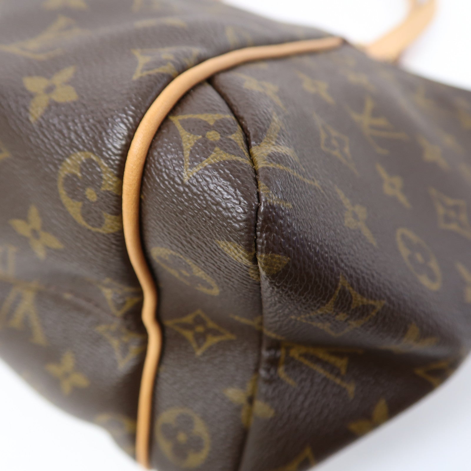 LOUIS VUITTON Monogram Totally MM金扣肩背袋啡色