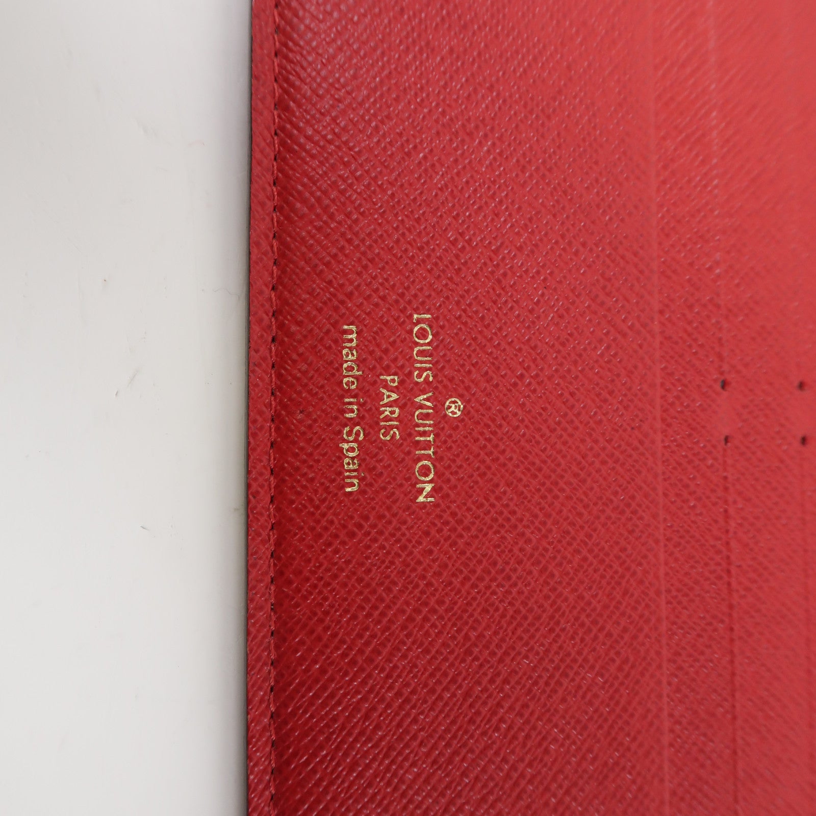 LOUIS VUITTON Monogram Insolite Wallet金扣長錢包啡色/紅色