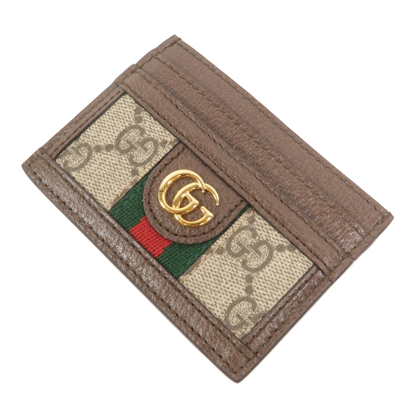 GUCCI 塗層帆布Ophidia GG Card Case卡片套