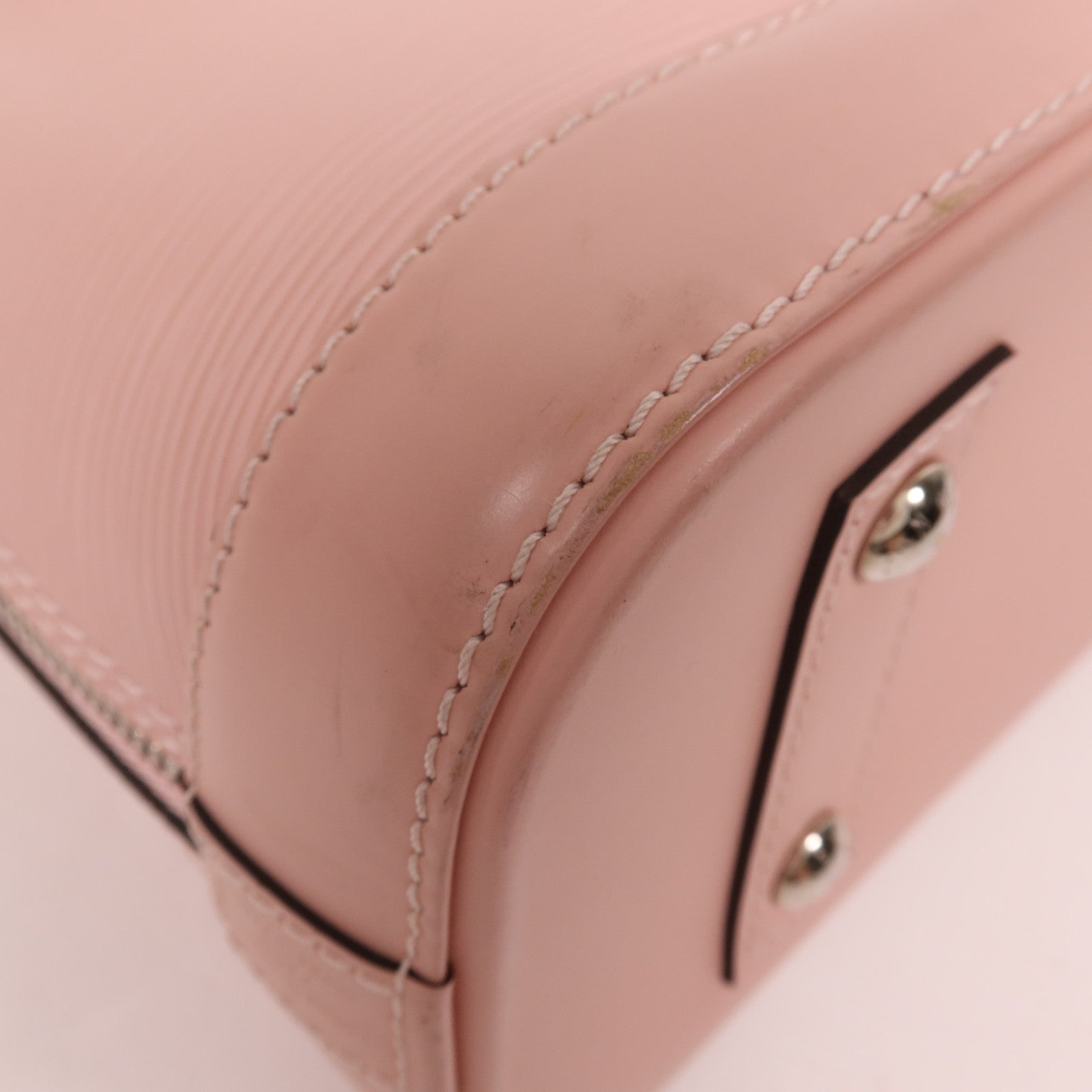 LOUIS VUITTON Epi Alma BB銀扣手挽肩背兩用袋