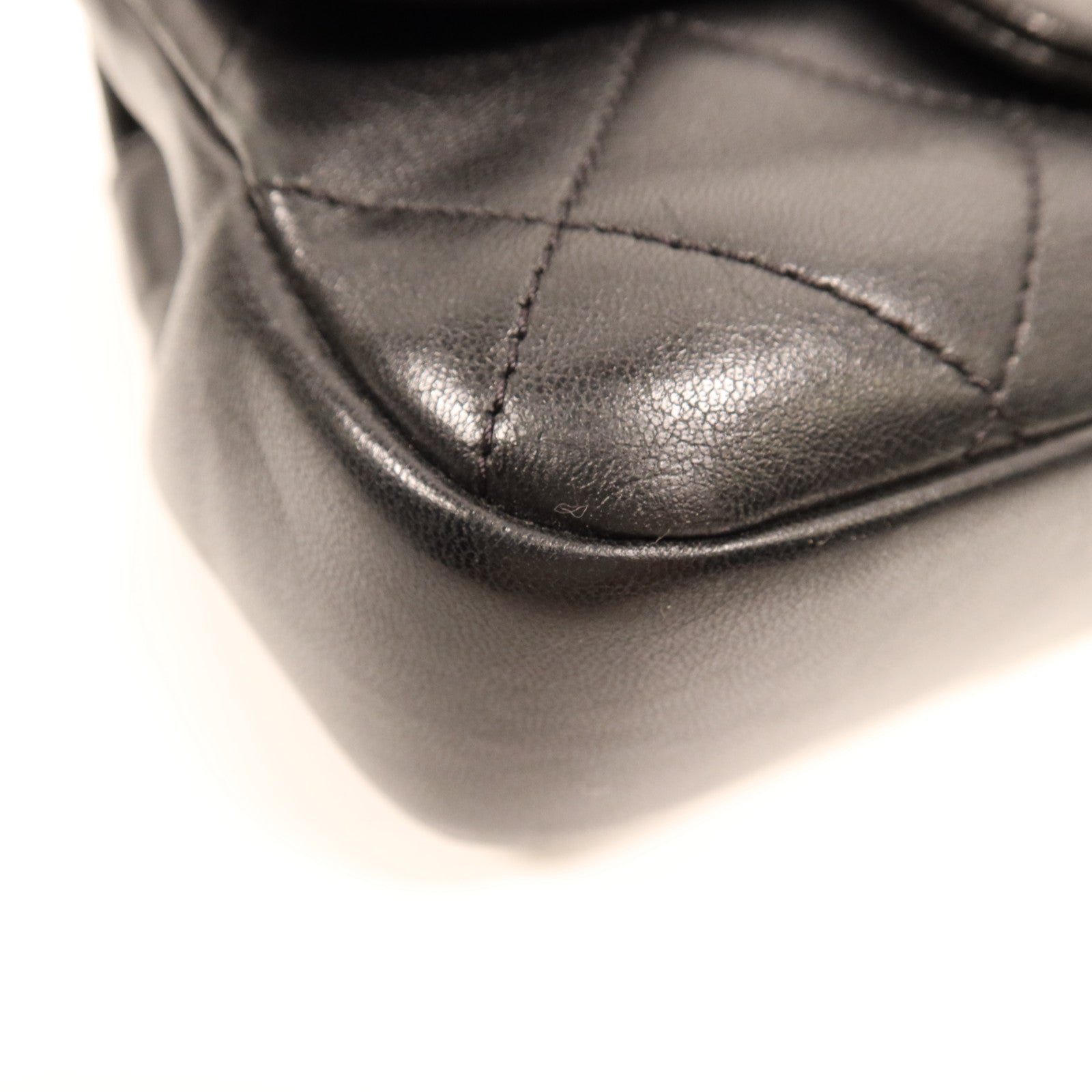 CHANEL 羊皮皮革Chain Shoulder Bag金扣鏈帶肩背袋