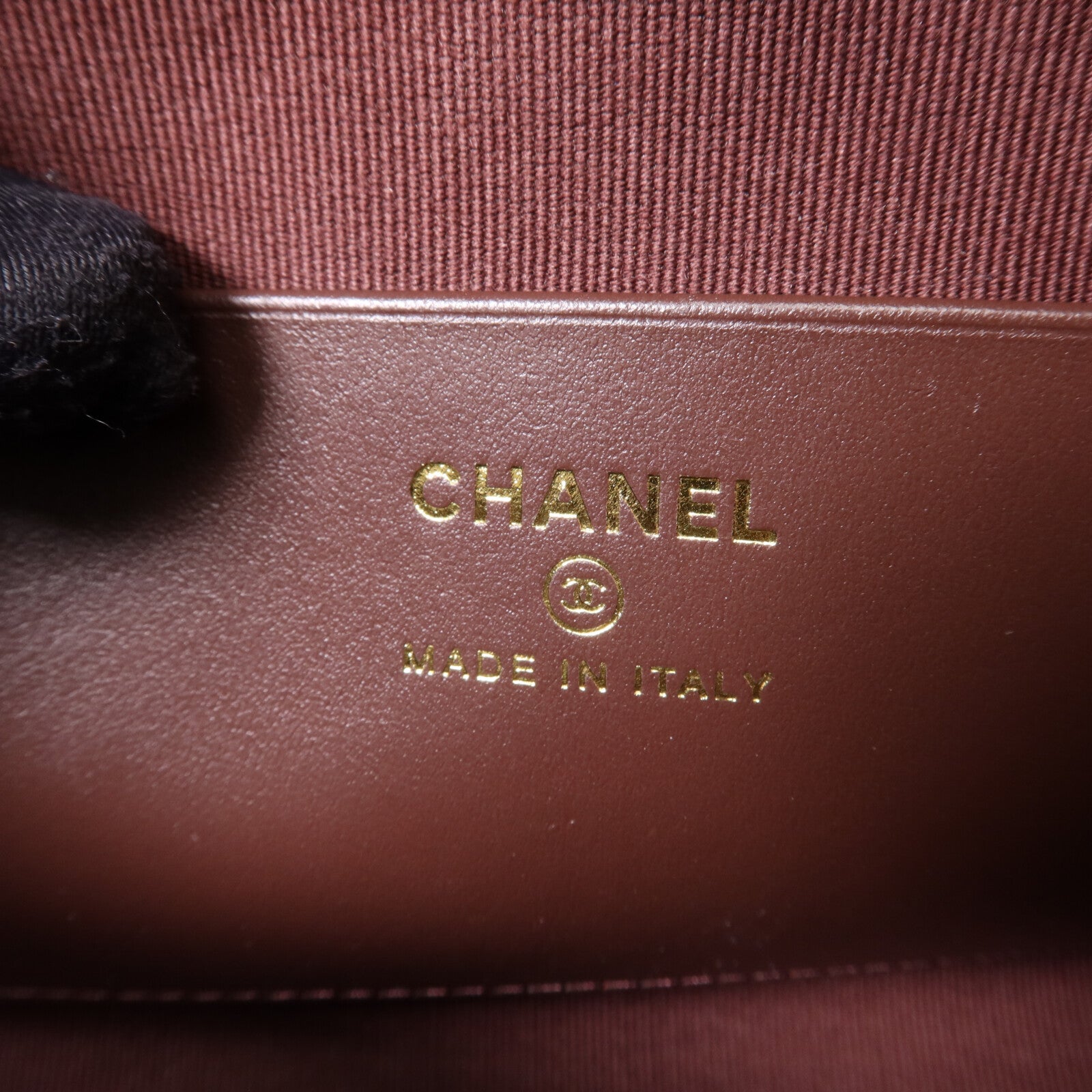 CHANEL 牛皮皮革Camera Bag金扣鏈帶肩背袋