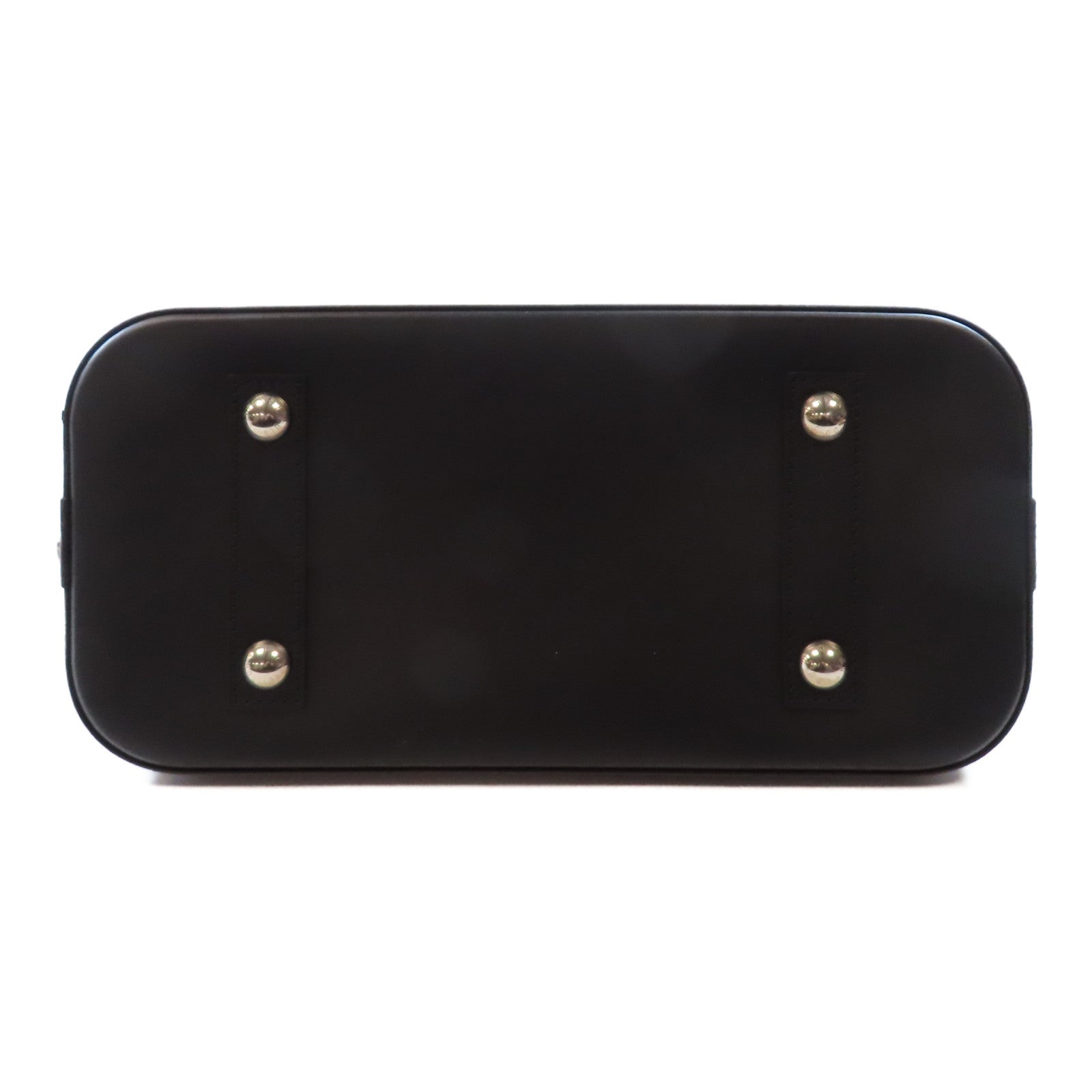 LOUIS VUITTON Epi Alma PM銀扣手挽袋黑色