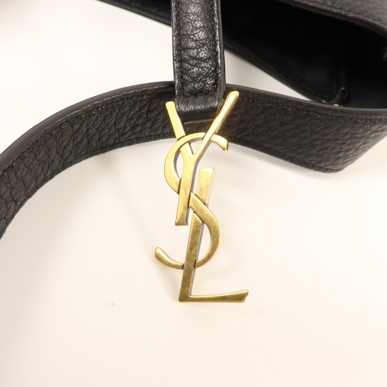 SAINT LAURENT 鹿皮Le 5 A7 Hobo Baby肩背袋
