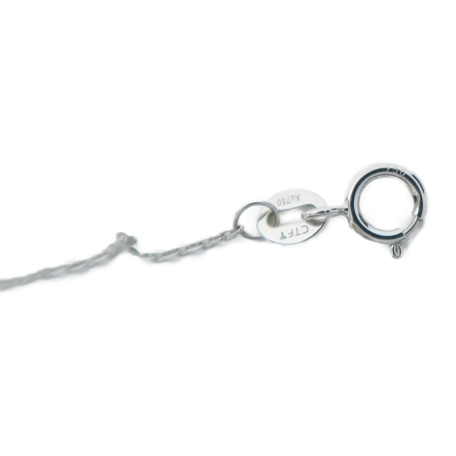 JEWELRY 【激減優惠】18K白金Diamond Necklace 0.09ct鑽石項鍊