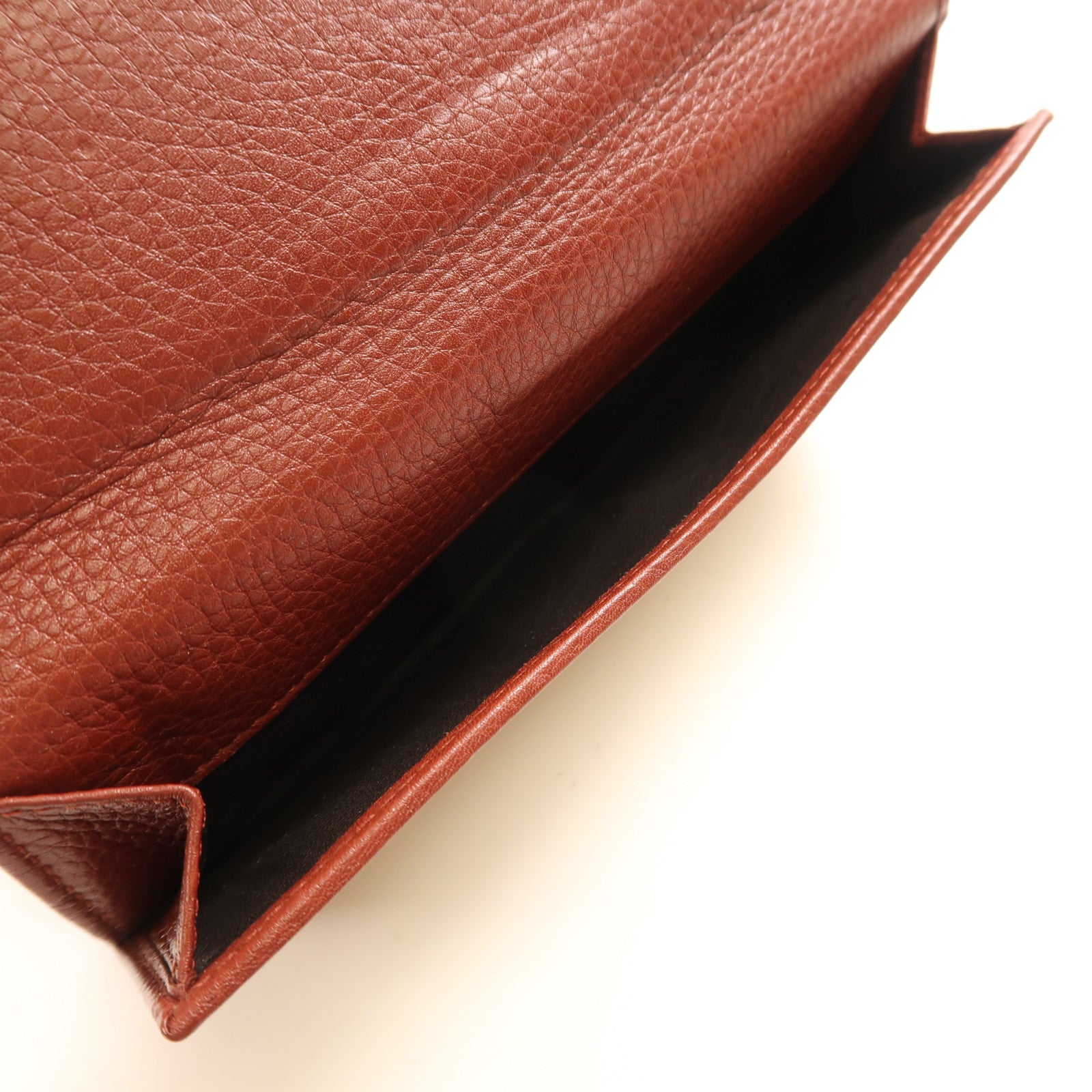 GUCCI 帆布/皮革Long Wallet金扣長錢包