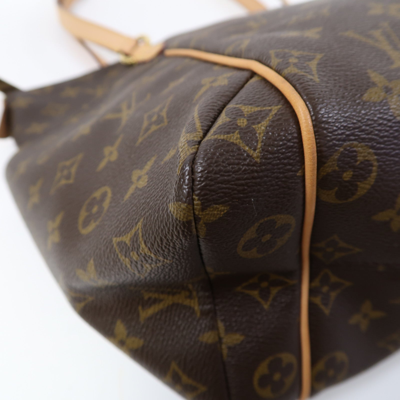 LOUIS VUITTON Monogram Totally MM金扣肩背袋啡色