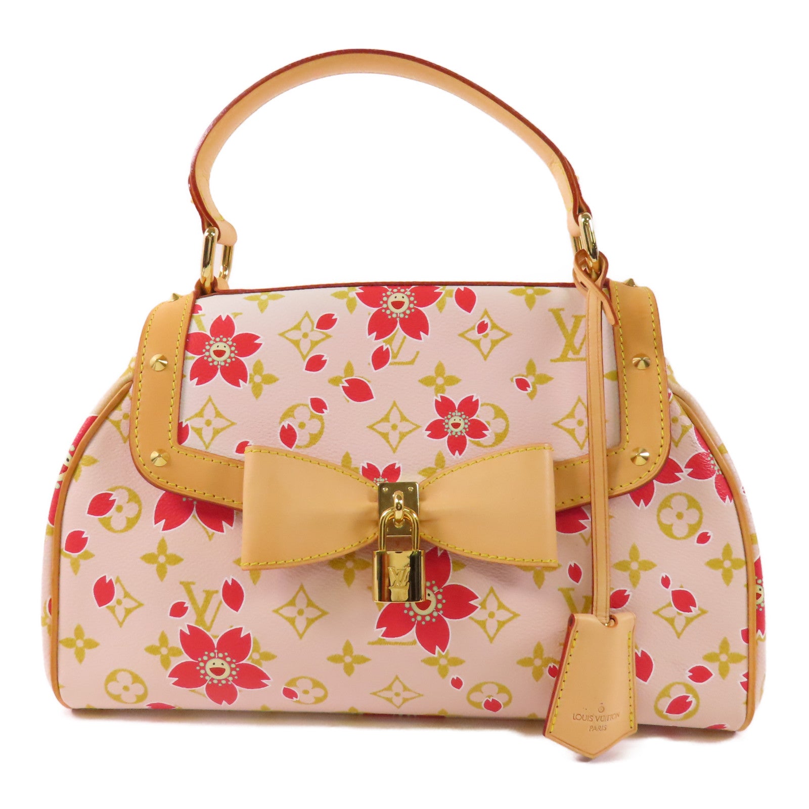 LOUIS VUITTON Monogram Blossom Sac Retro PM金扣手挽袋