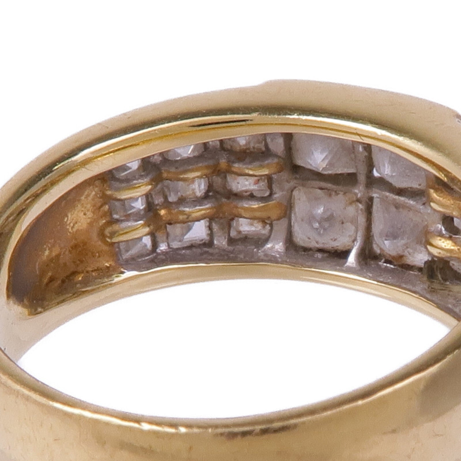JEWELRY 【激減優惠】18K黃金/白金Diamond Ring鑽石戒指US#6.25