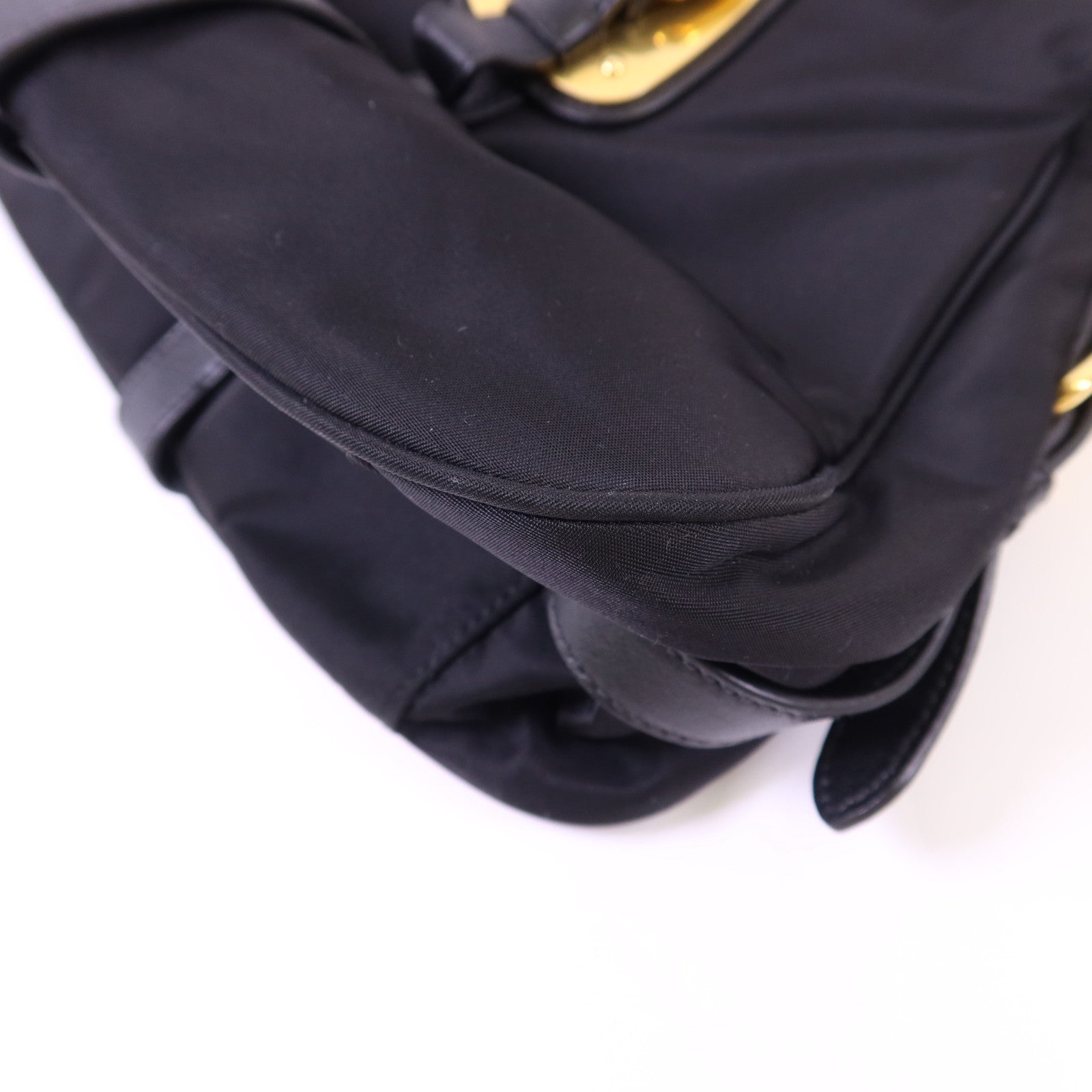 PRADA 尼龍2 Way Shoulder Bag金扣手挽肩背兩用袋
