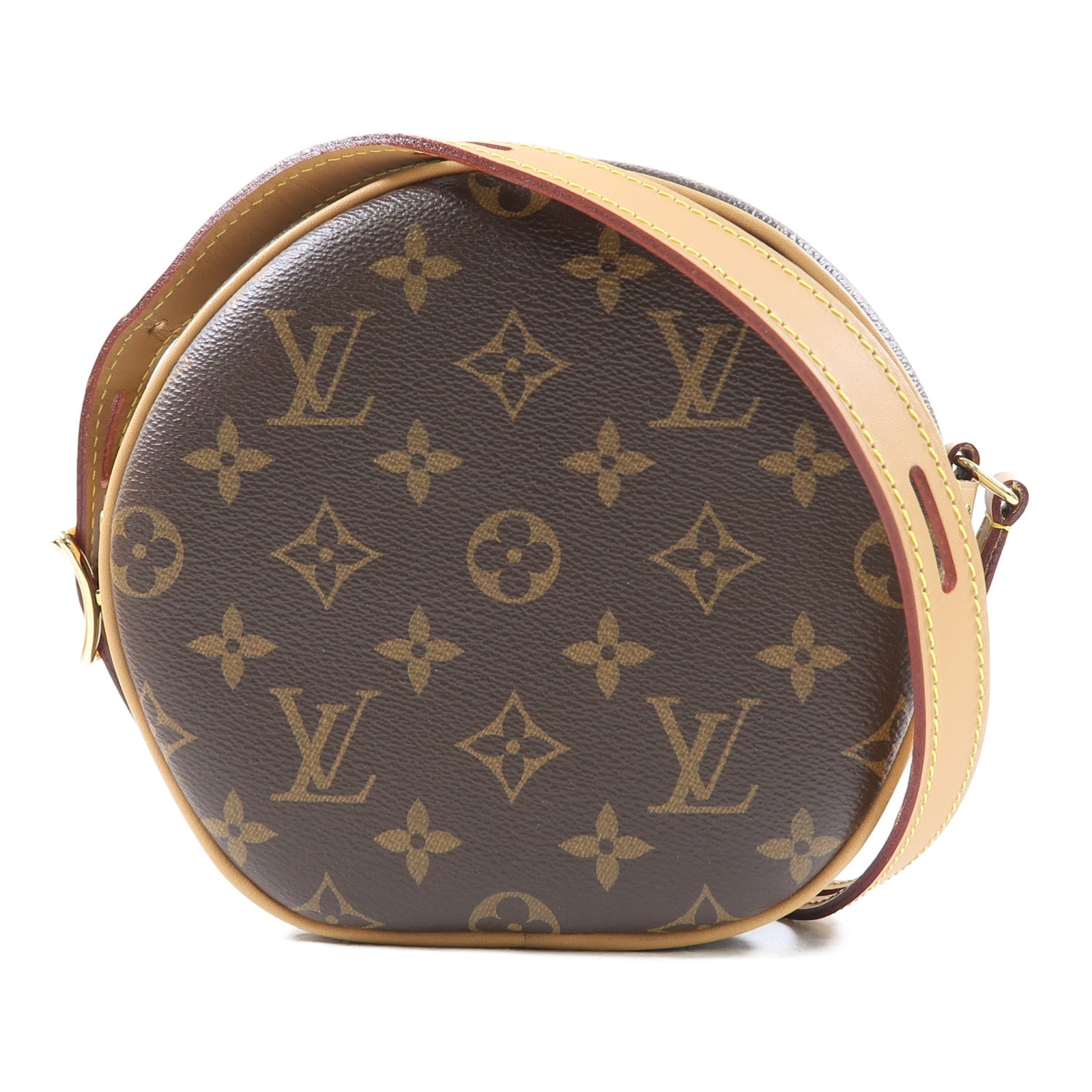 LOUIS VUITTON Monogram Boite Chapeau Souple PM金扣肩背袋啡色