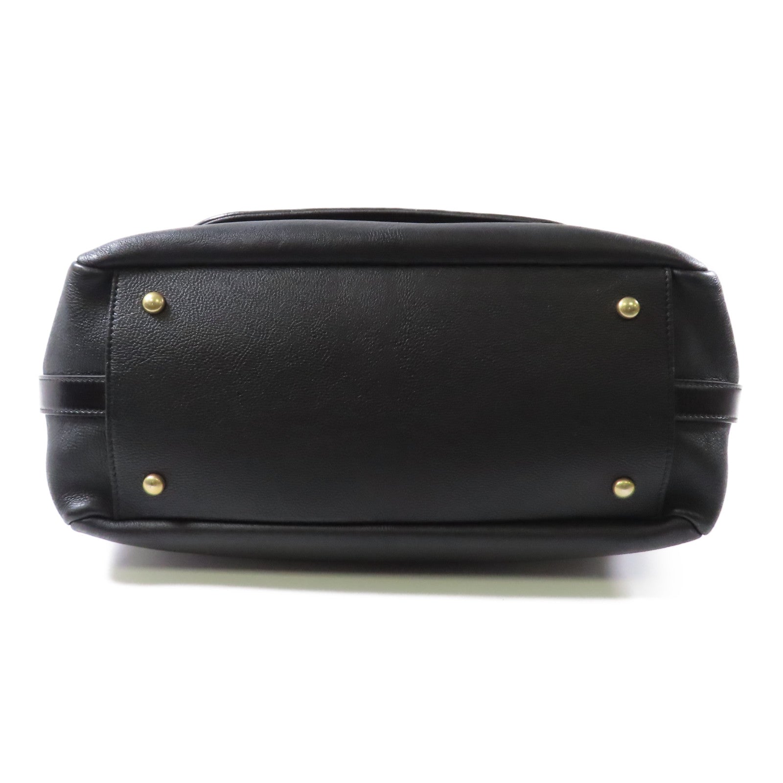 CHANEL 【激減優惠】牛皮皮革2Way Shoulder Bag金扣手挽肩背兩用袋黑色