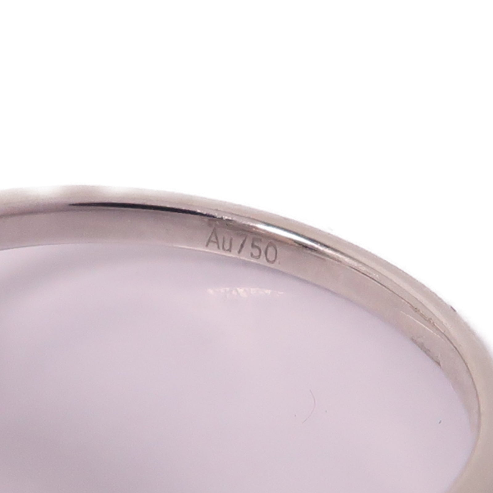 JEWELRY Jade Ring 18K White Gold US#6.75