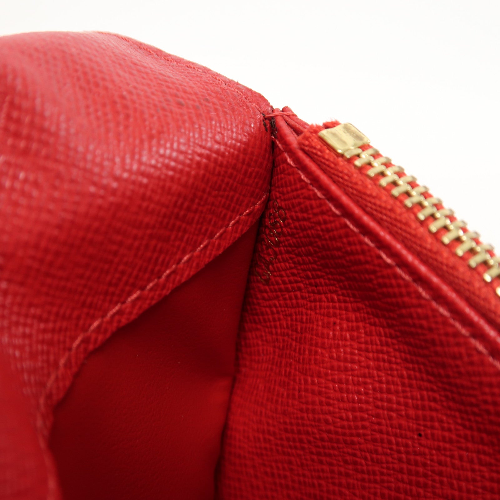 LOUIS VUITTON Monogram Insolite Wallet金扣長錢包啡色/紅色