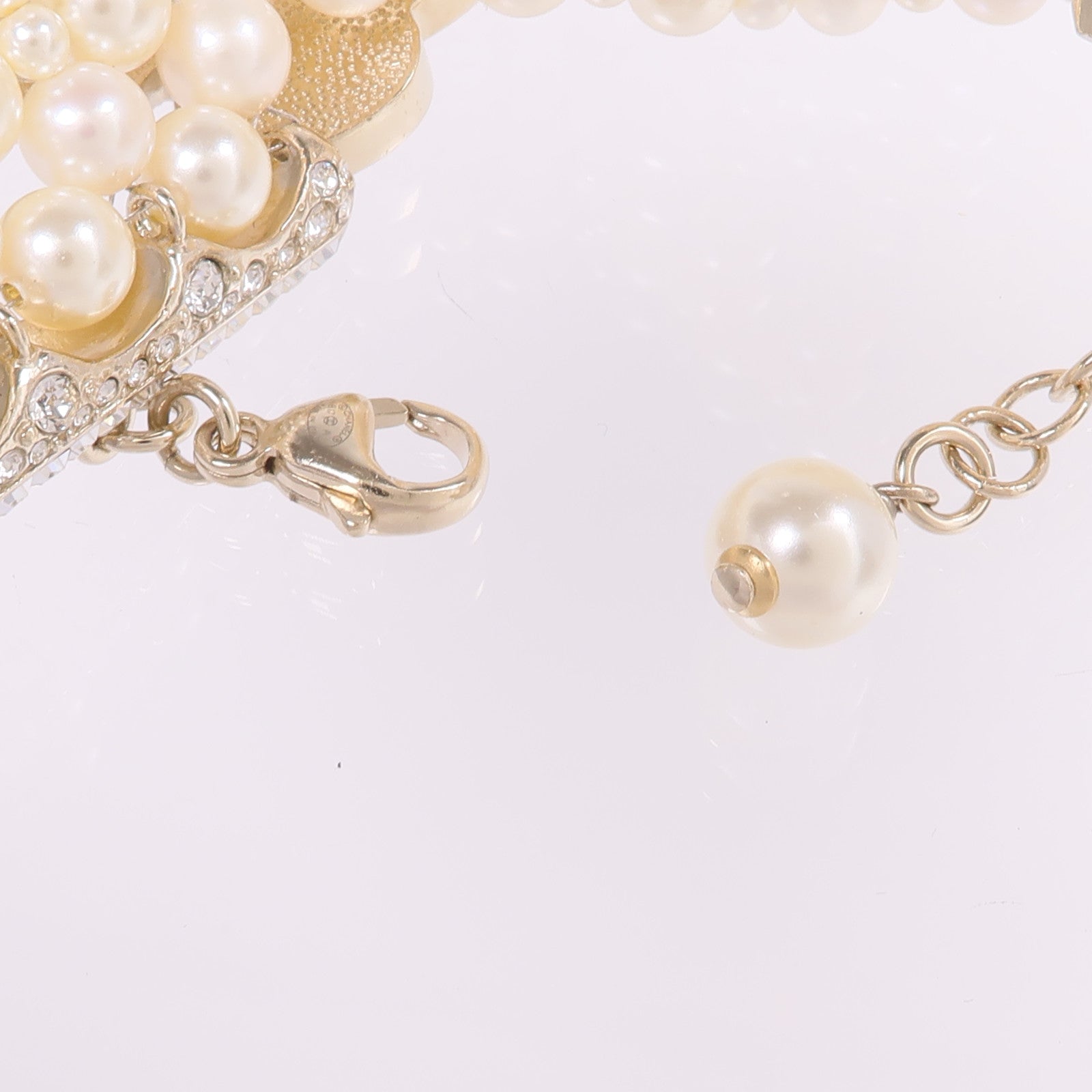 CHANEL 金屬/水晶Bracelet手鏈