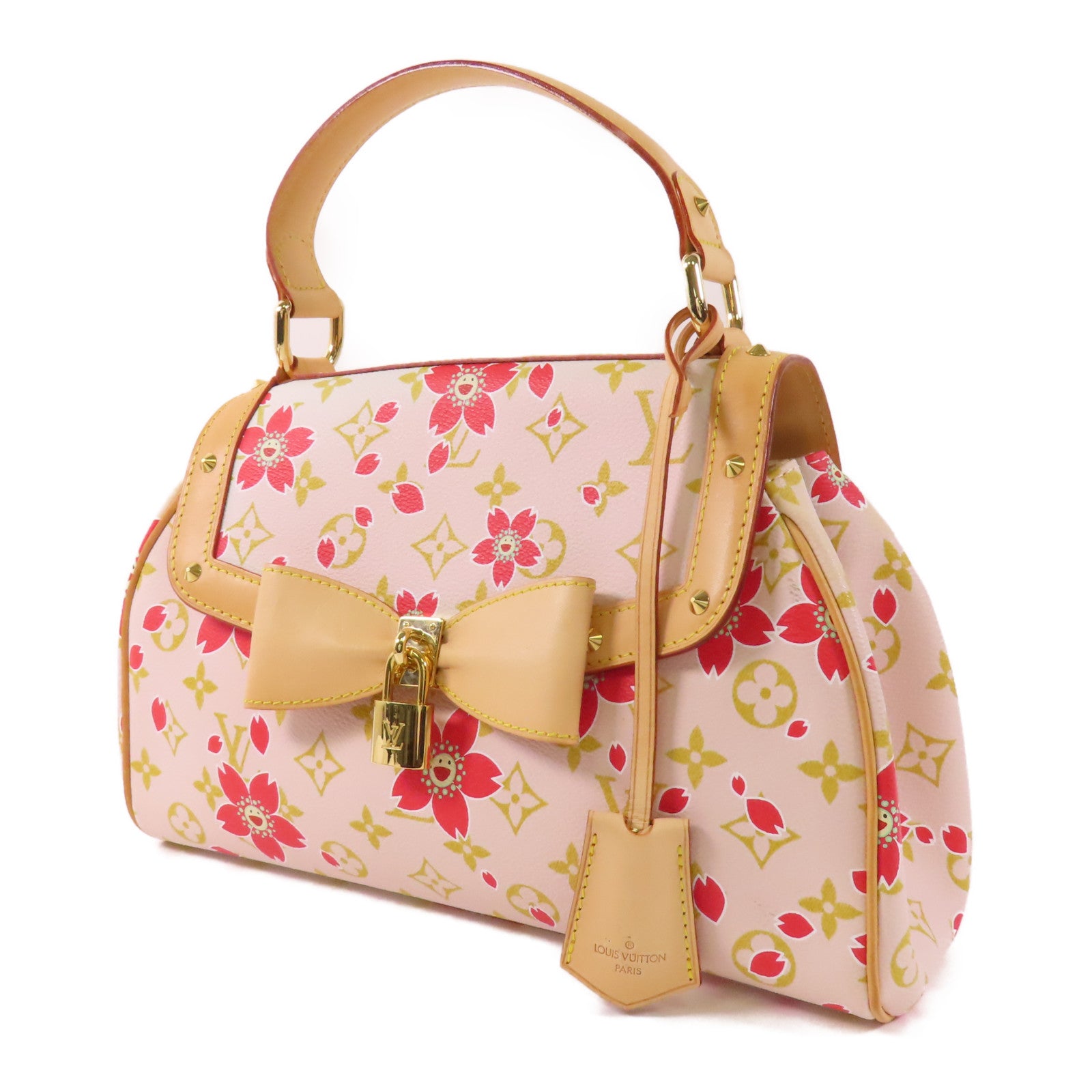 LOUIS VUITTON Monogram Blossom Sac Retro PM金扣手挽袋