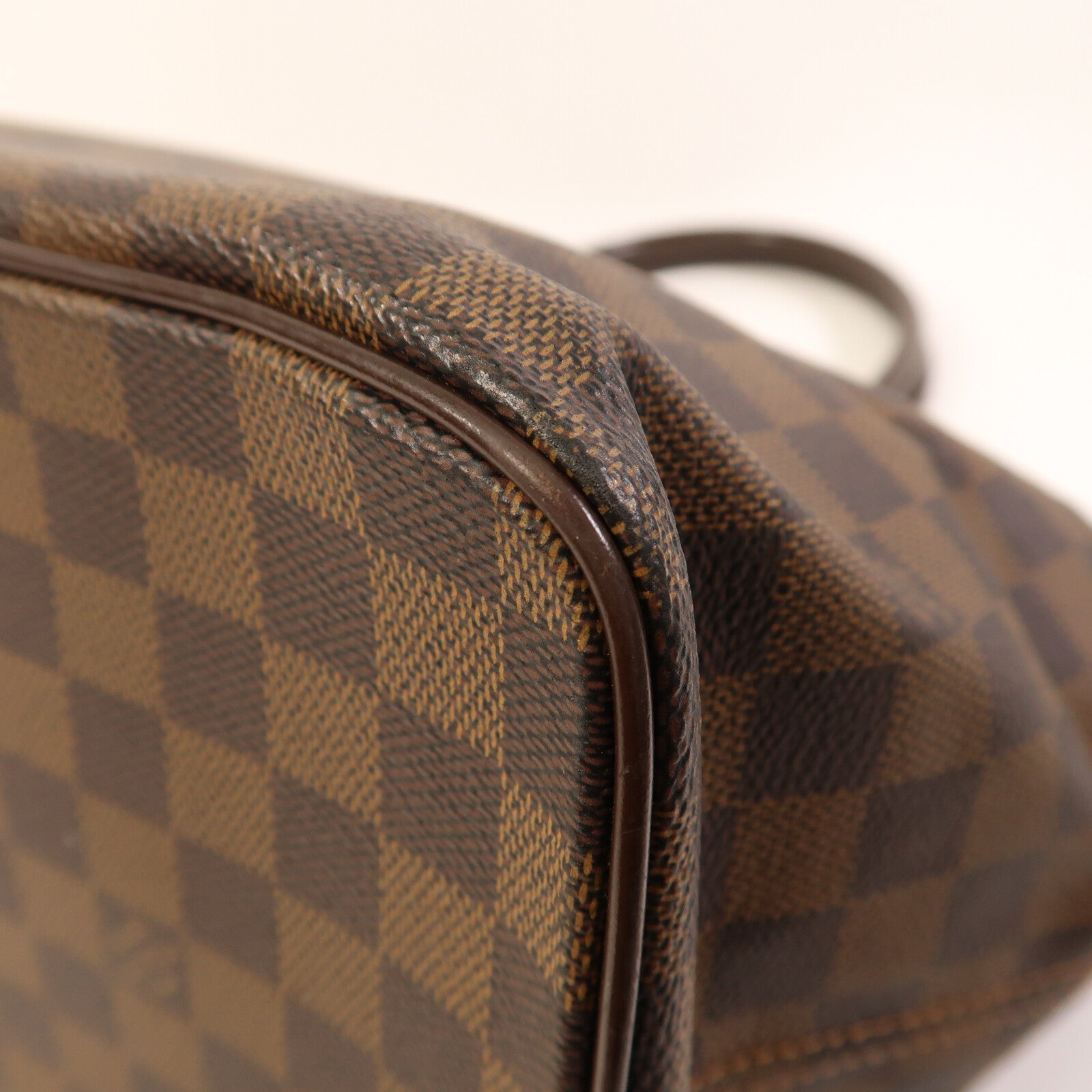 LOUIS VUITTON Damier Saleya MM金扣肩背袋/手挽袋