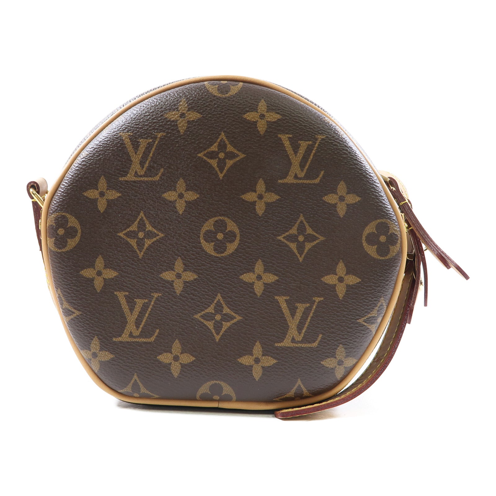 LOUIS VUITTON Monogram Boite Chapeau Souple PM金扣肩背袋啡色