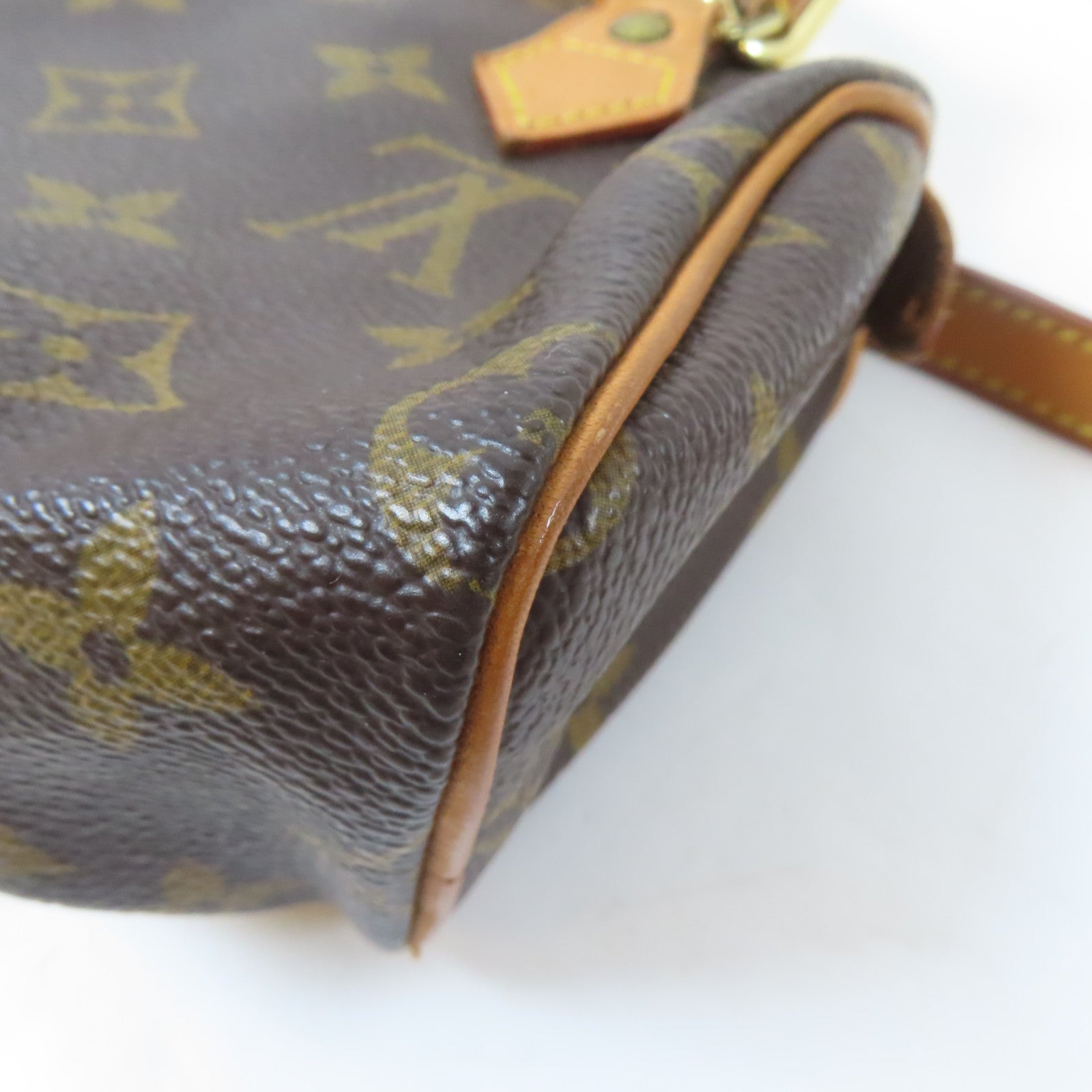LOUIS VUITTON Monogram Mini Speedy金扣手挽肩背兩用袋啡色