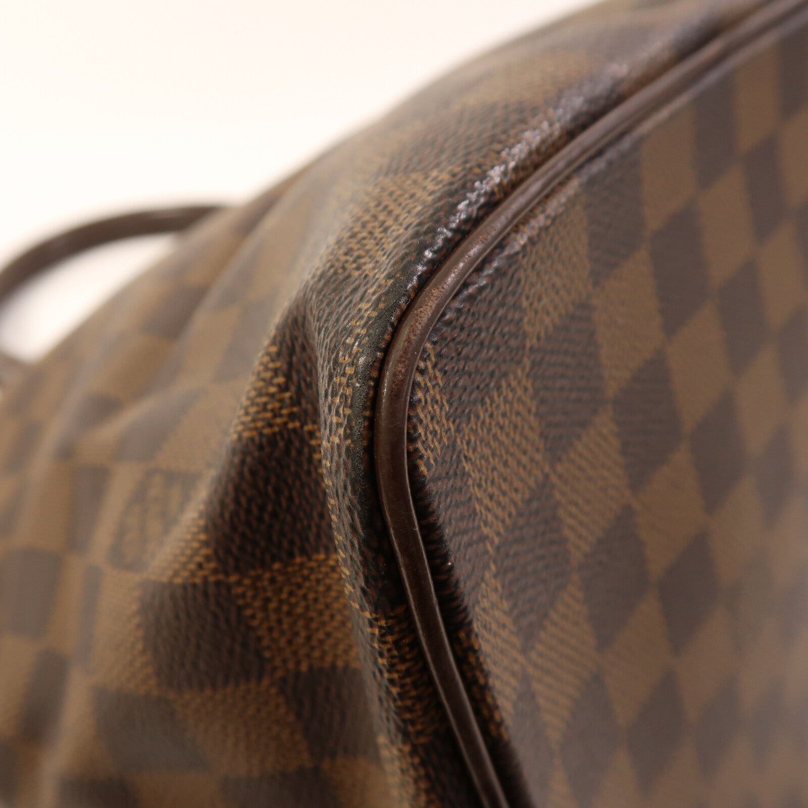 LOUIS VUITTON Damier Saleya MM金扣肩背袋/手挽袋