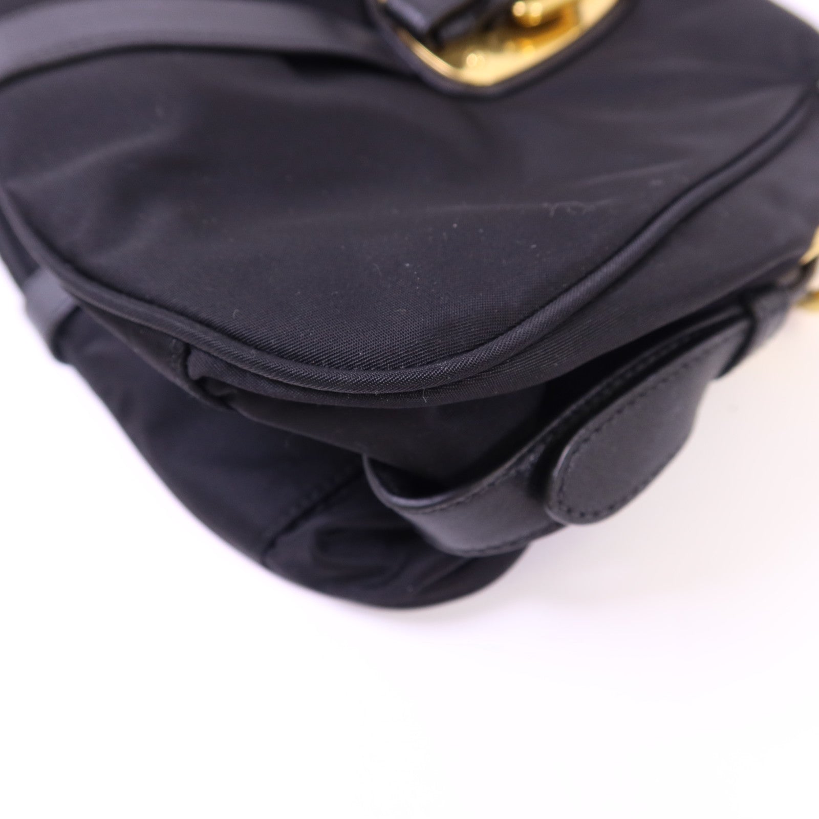 PRADA 尼龍2 Way Shoulder Bag金扣手挽肩背兩用袋
