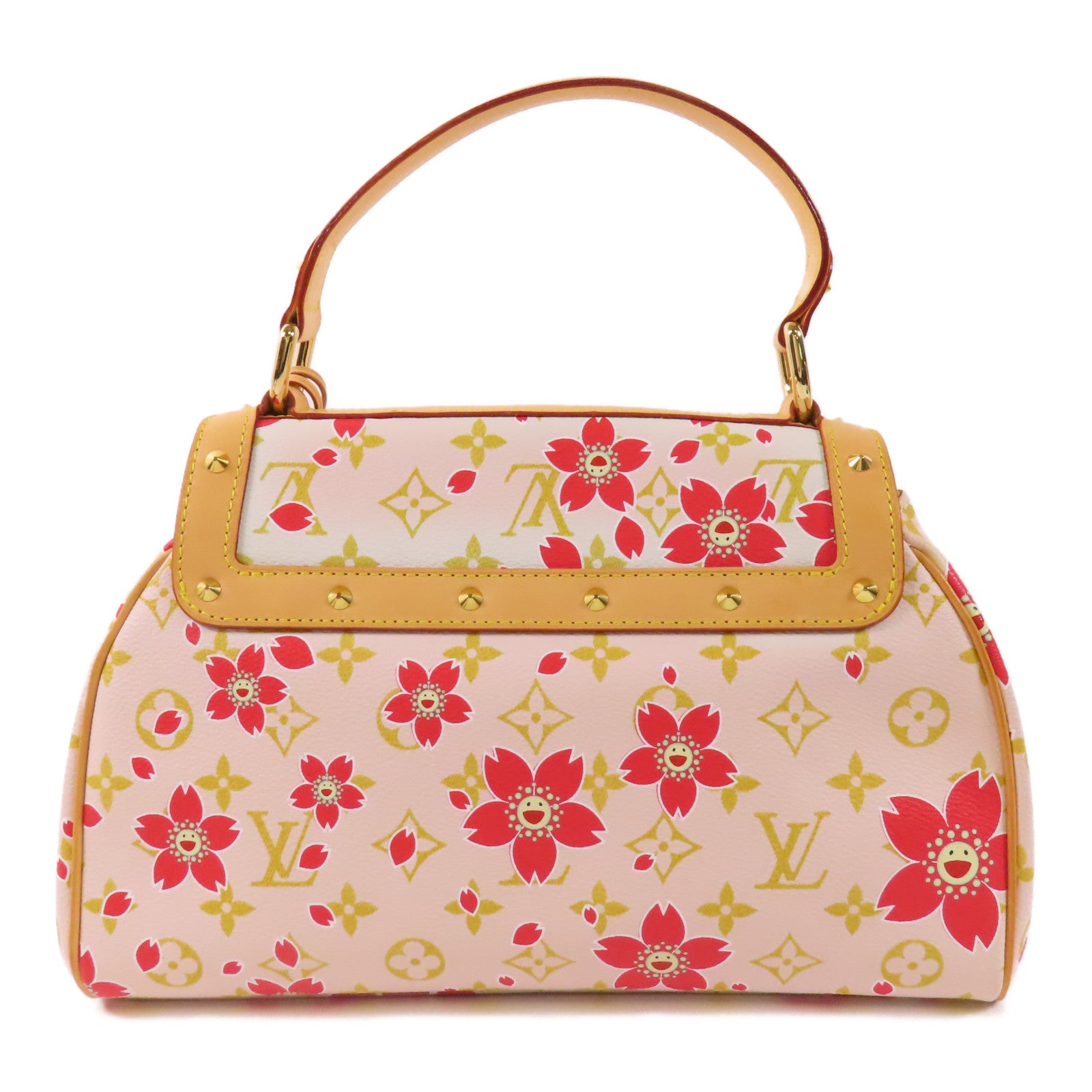 LOUIS VUITTON Monogram Blossom Sac Retro PM金扣手挽袋