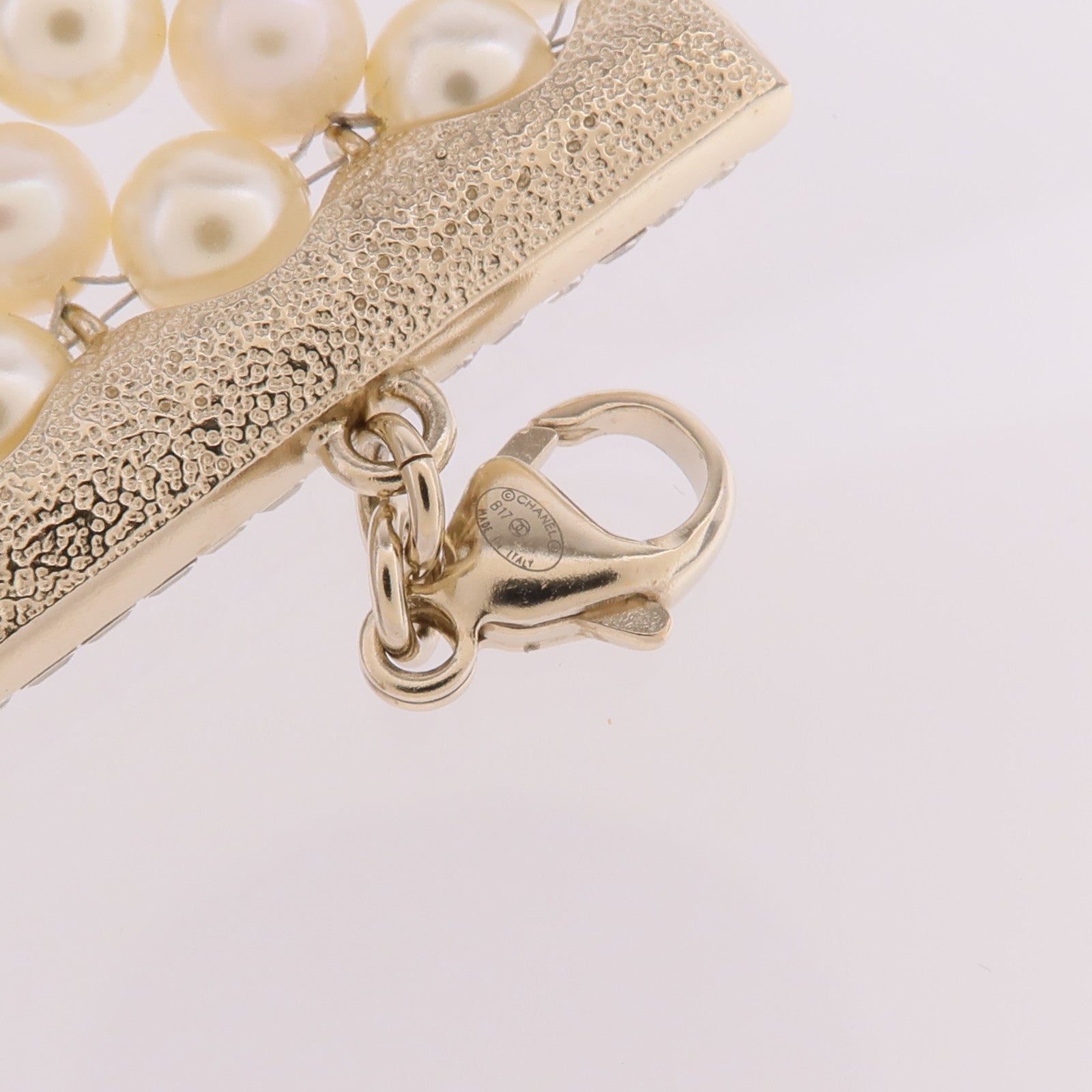 CHANEL 金屬/水晶Bracelet手鏈