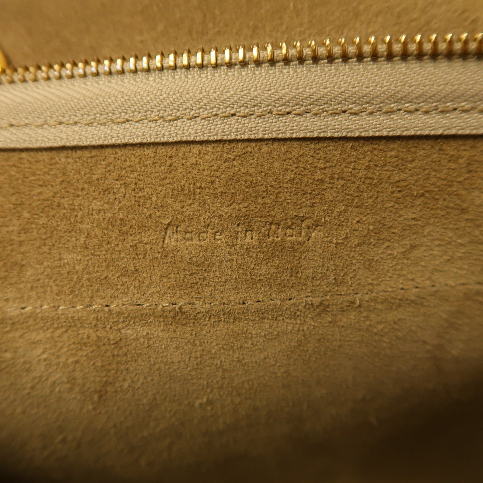 CELINE 牛皮皮革Nano Belt Bag金扣手挽肩背兩用袋啡色