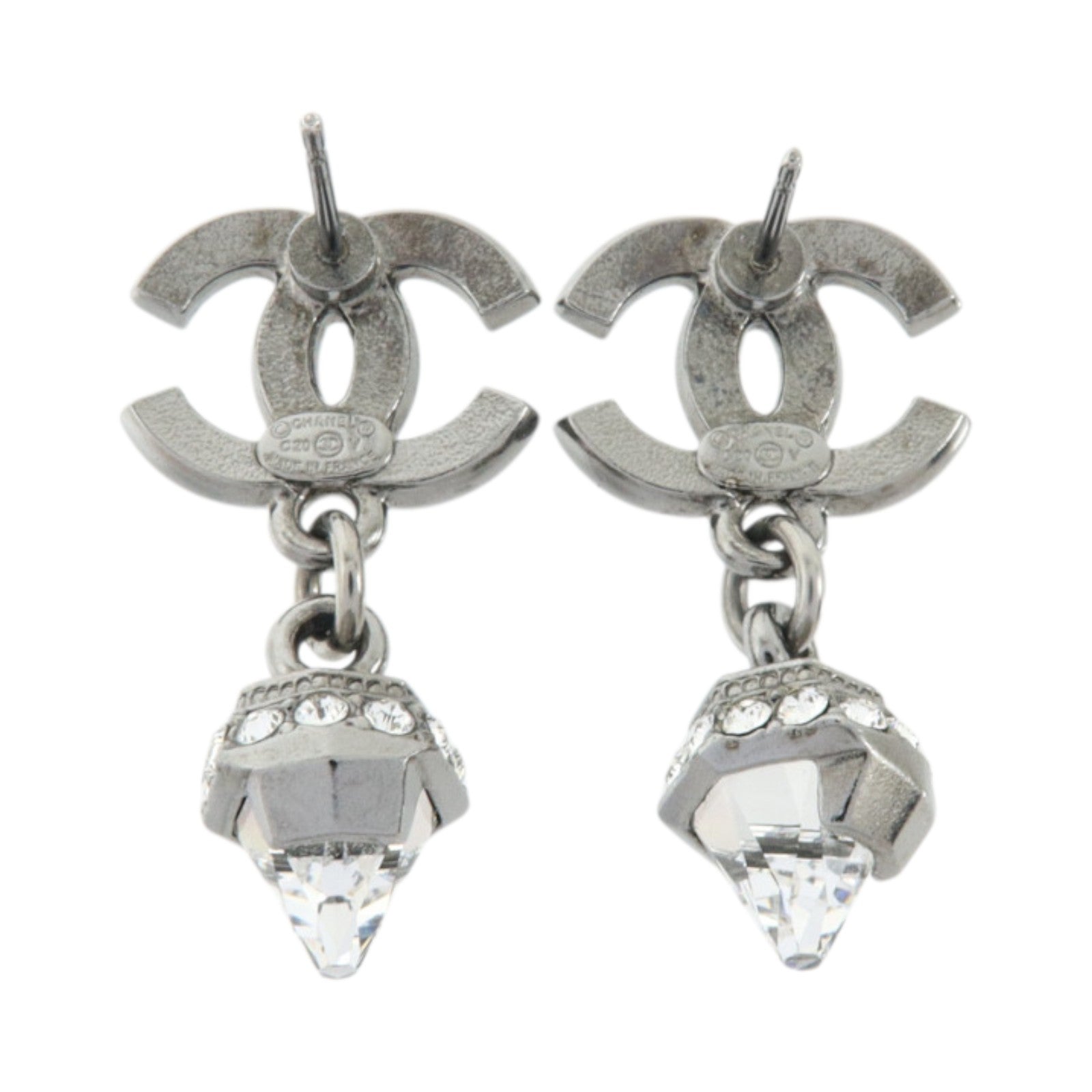 CHANEL 金屬/PVC Earrings耳環