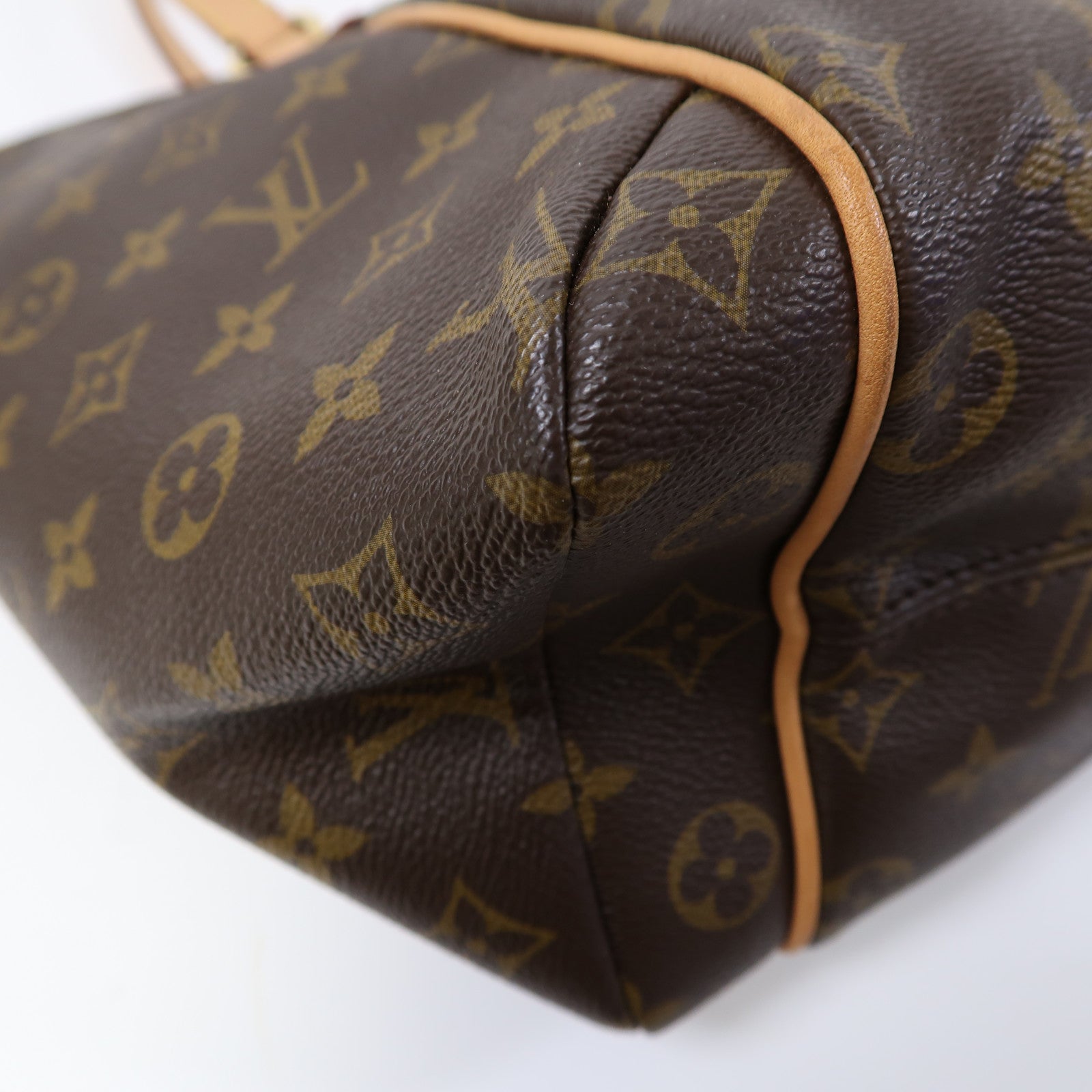 LOUIS VUITTON Monogram Totally MM金扣肩背袋啡色