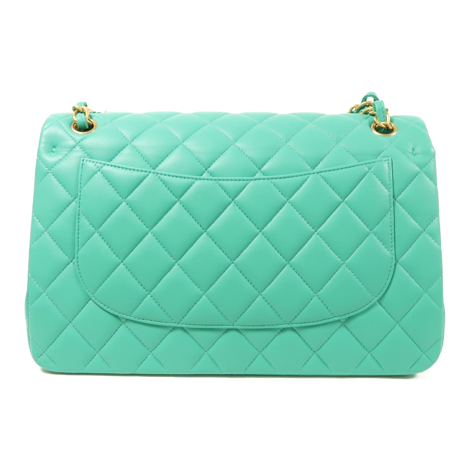 CHANEL 羊皮皮革Large Classic金扣鏈帶肩背袋