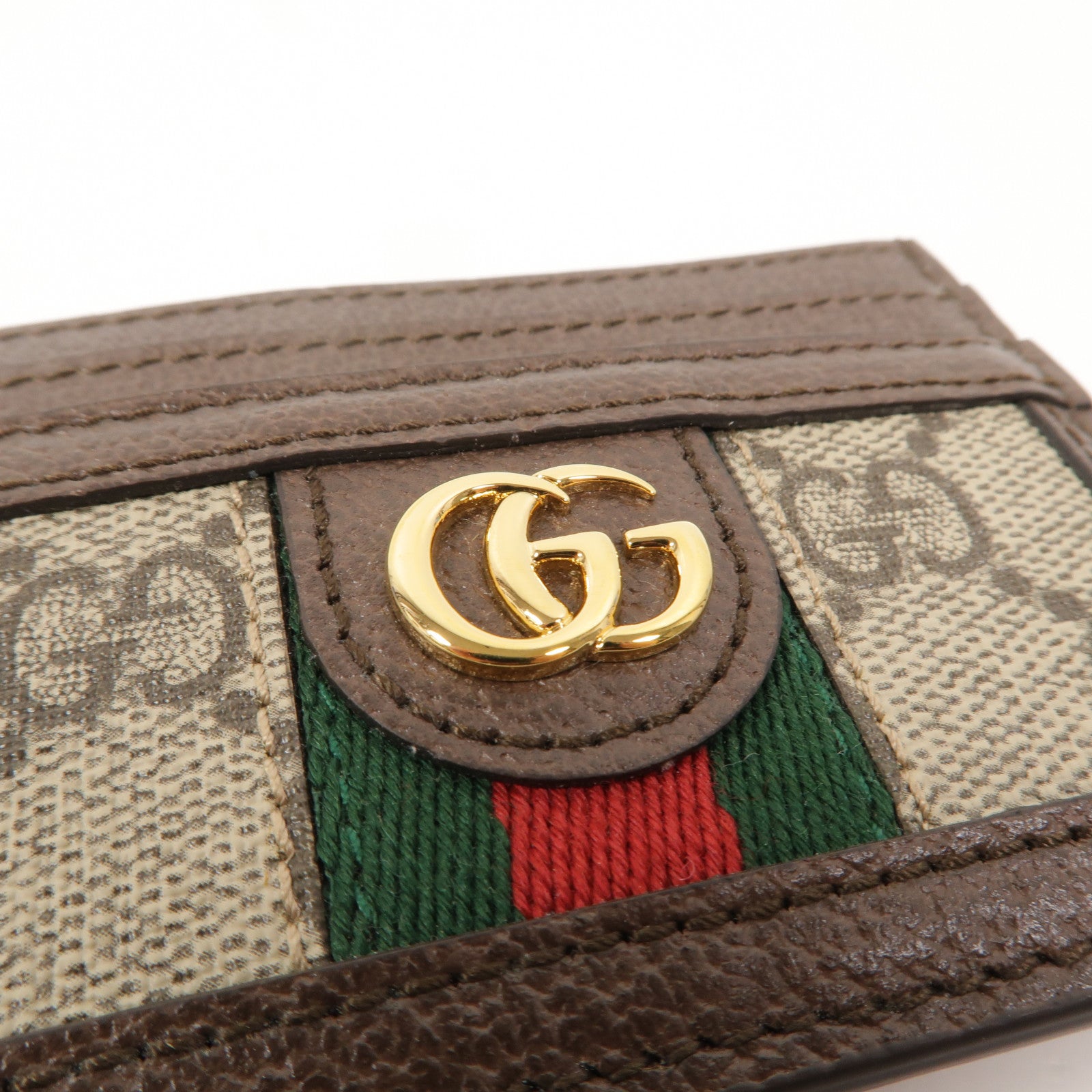 GUCCI 塗層帆布Ophidia GG Card Case卡片套