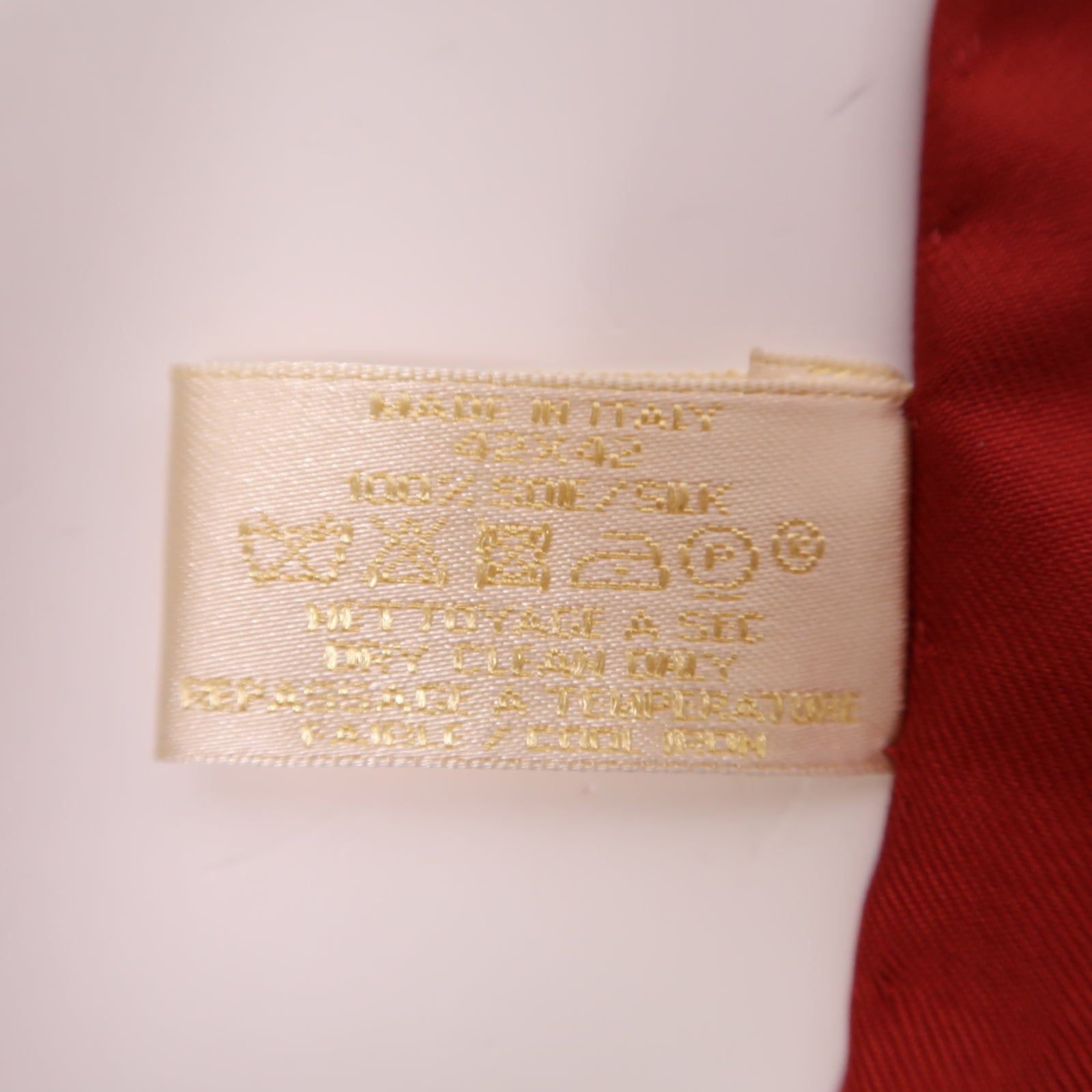 CARTIER 絲質Scarf絲巾紅色