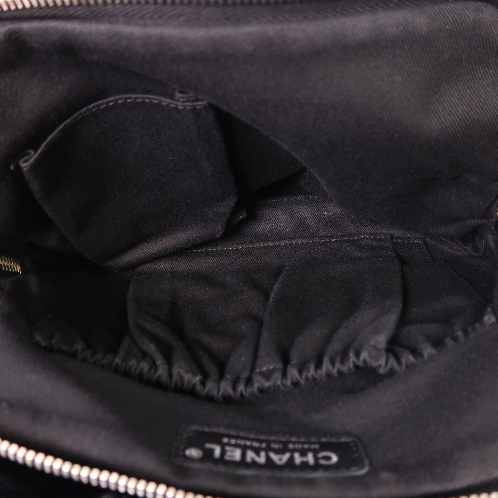 CHANEL 羊皮皮革Shoulder Bag銀扣肩背袋