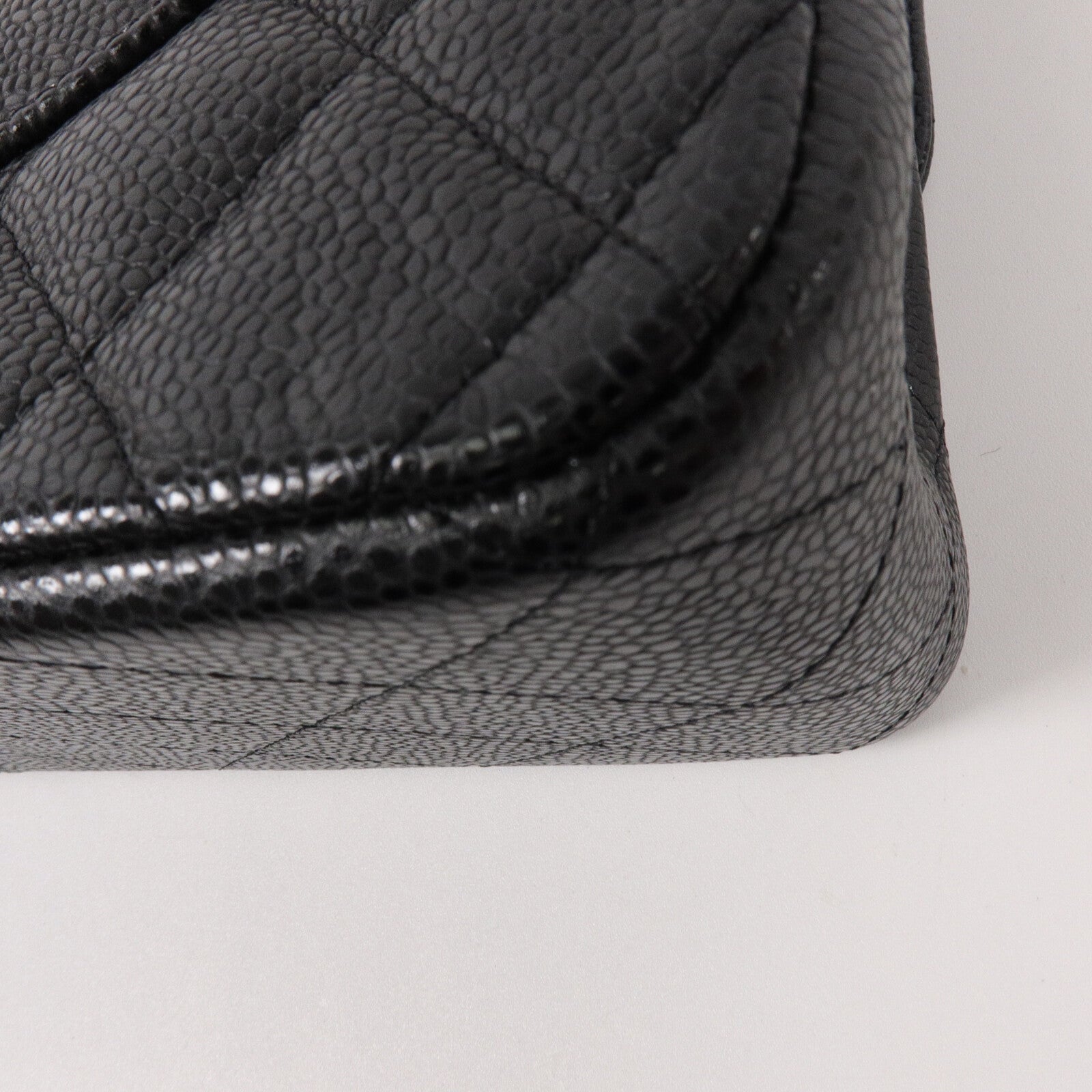 CHANEL 牛皮皮革Large Classic鏈帶肩背袋