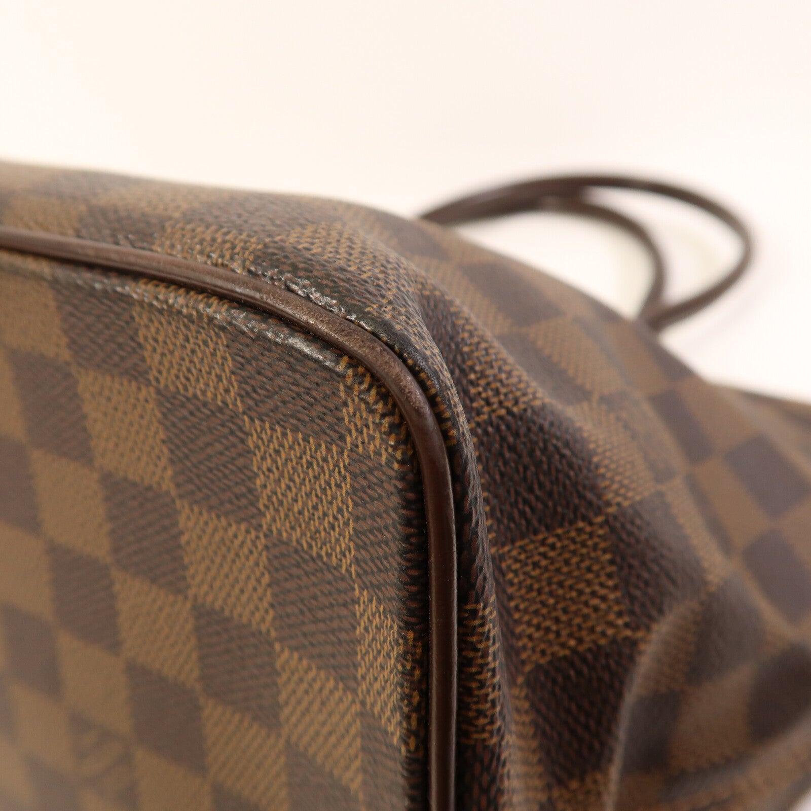 LOUIS VUITTON Damier Saleya MM金扣肩背袋/手挽袋
