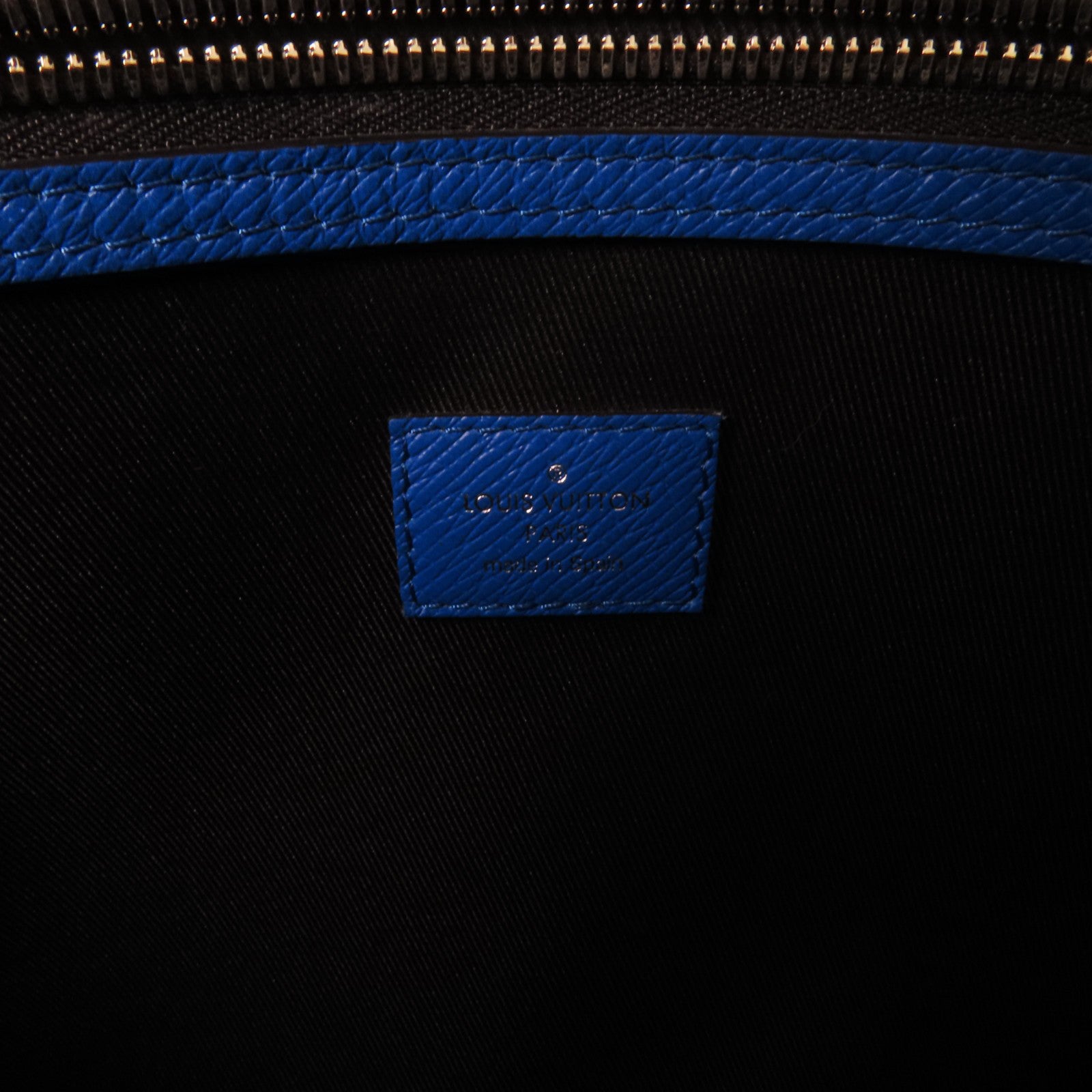 LOUIS VUITTON LVSHW Taigalama Weekend Tote Bag Shoulder Bag M31010 Monogram Blue