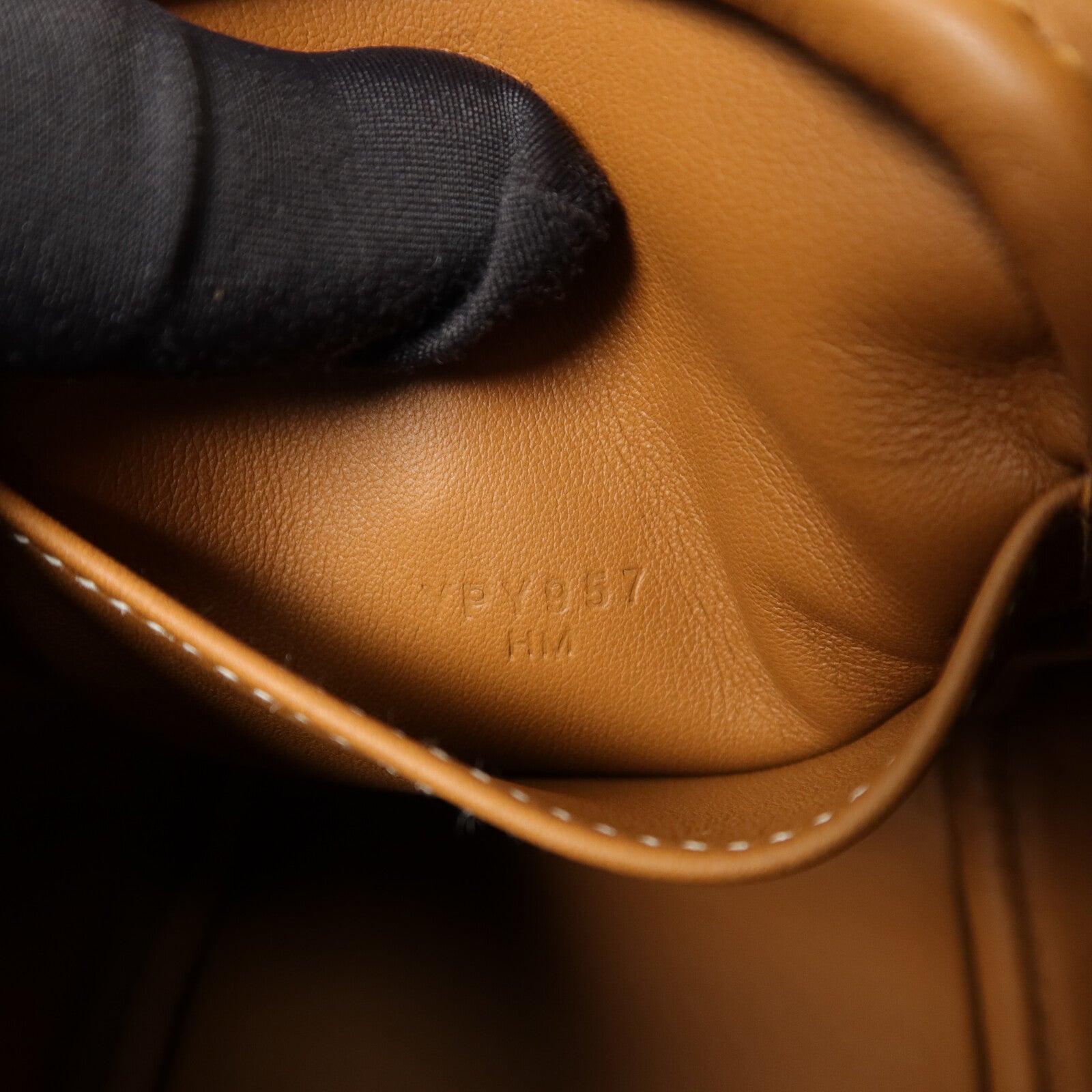 HERMES Clemence皮革Mini Lindy手挽肩背兩用袋Gold