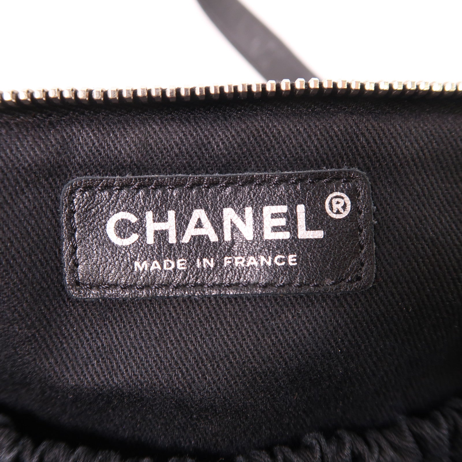 CHANEL 羊皮皮革Shoulder Bag銀扣肩背袋