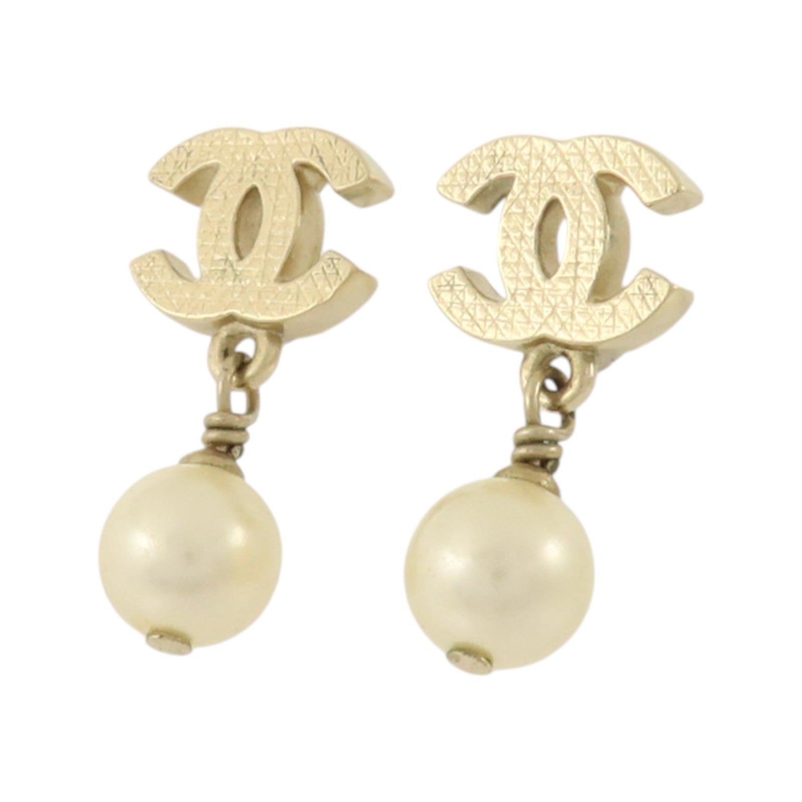 CHANEL 金屬/PVC Earrings耳環