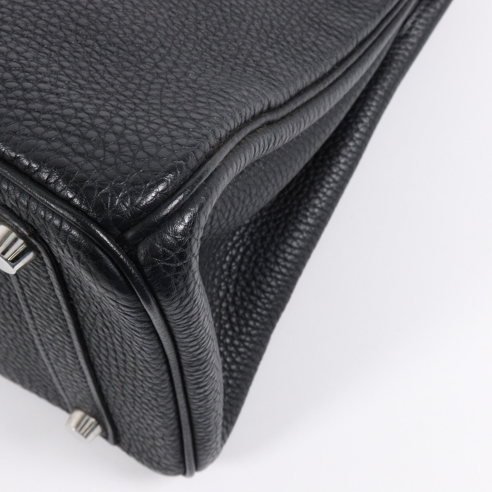 HERMES Togo皮革Birkin 30手挽袋Noir