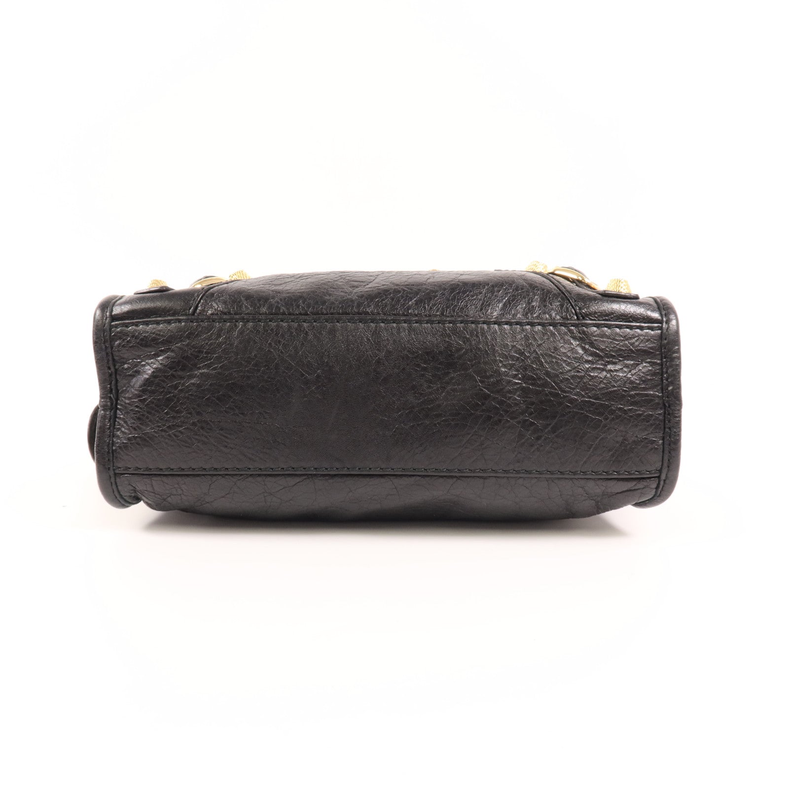 BALENCIAGA 羊皮皮革Mini City金扣手挽肩背兩用袋